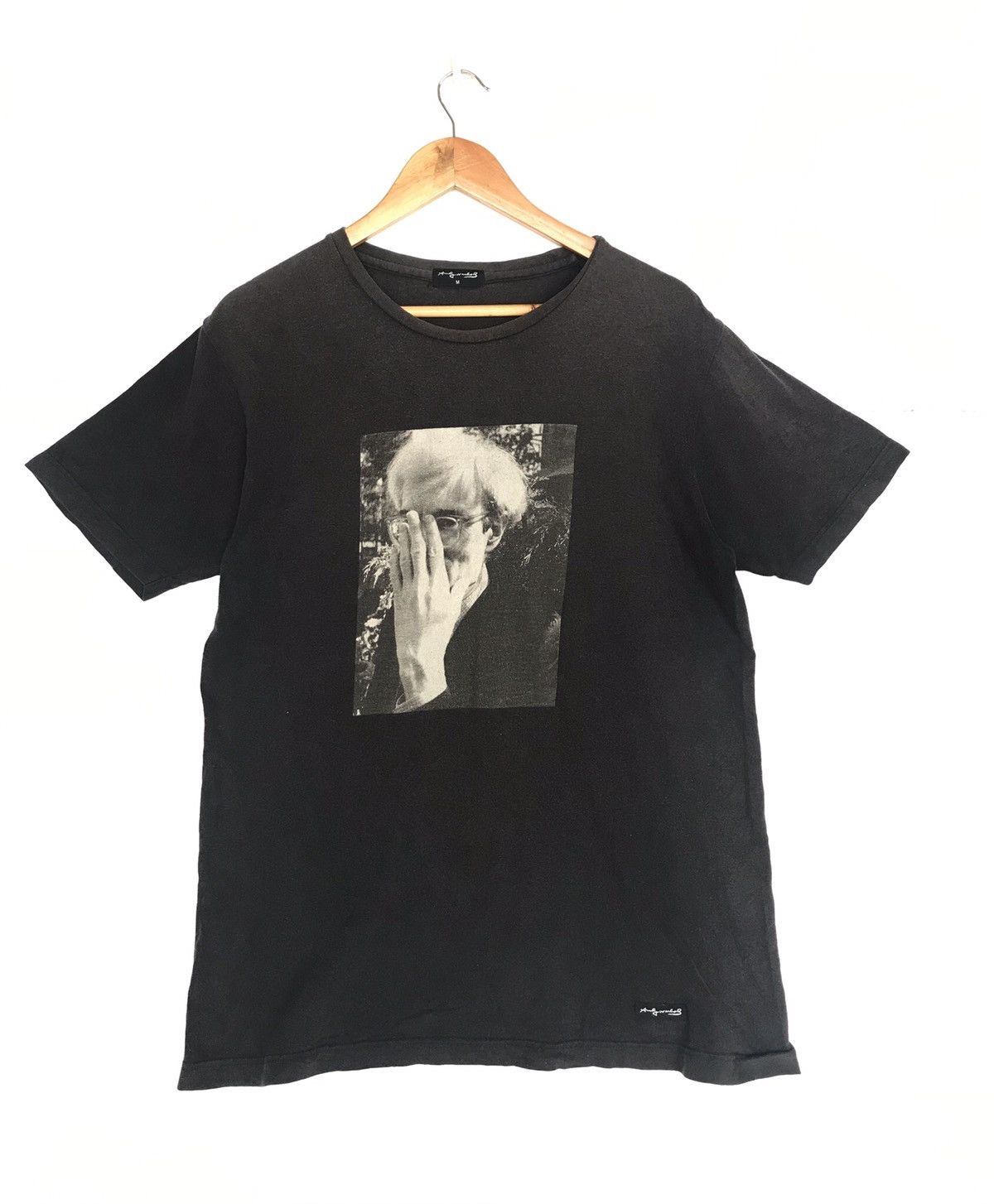 Andy Warhol Vintage Y2K Andy Warhol Tshirt pop art portrait faded black Size US M / EU 48-50 / 2 - 1 Thumbnail