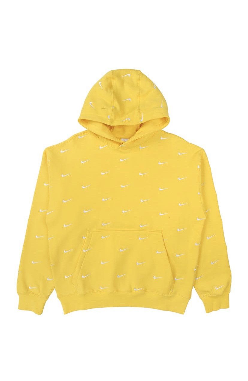 yellow nike swoosh hoodie