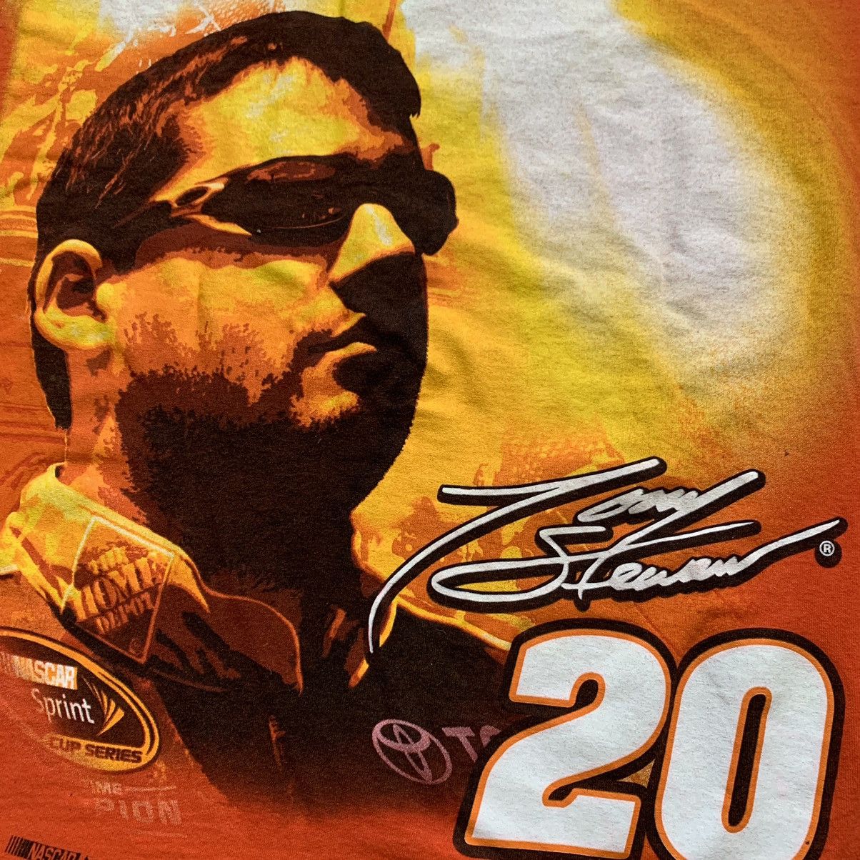 NASCAR × Vintage Vtg 00s Tony Stewart NASCAR AOP Graphic Tee Medium 20 Size US M / EU 48-50 / 2 - 4 Thumbnail