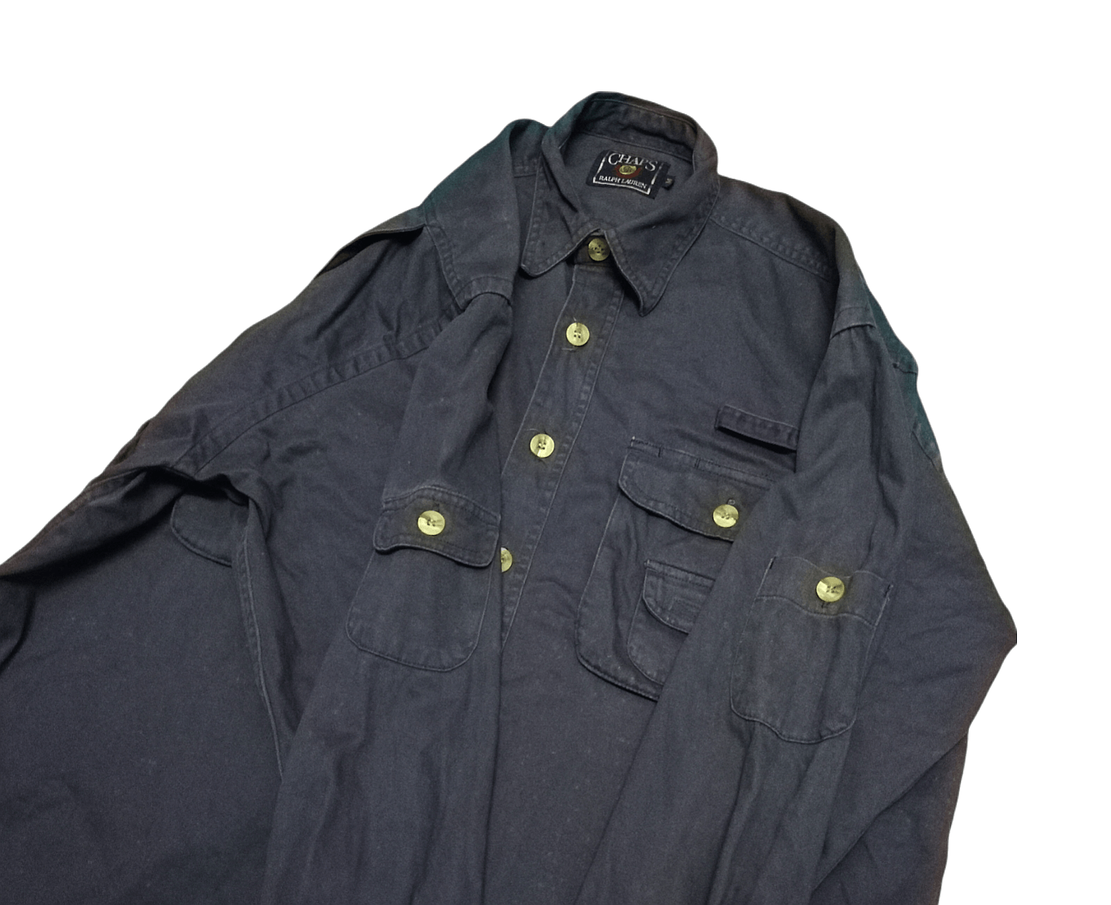 Chaps Ralph Lauren × Japanese Brand × Polo Ralph Lauren Vintage Chaps Ralph Lauren Double Pocket Long Sleeve Mens Size US M / EU 48-50 / 2 - 3 Thumbnail