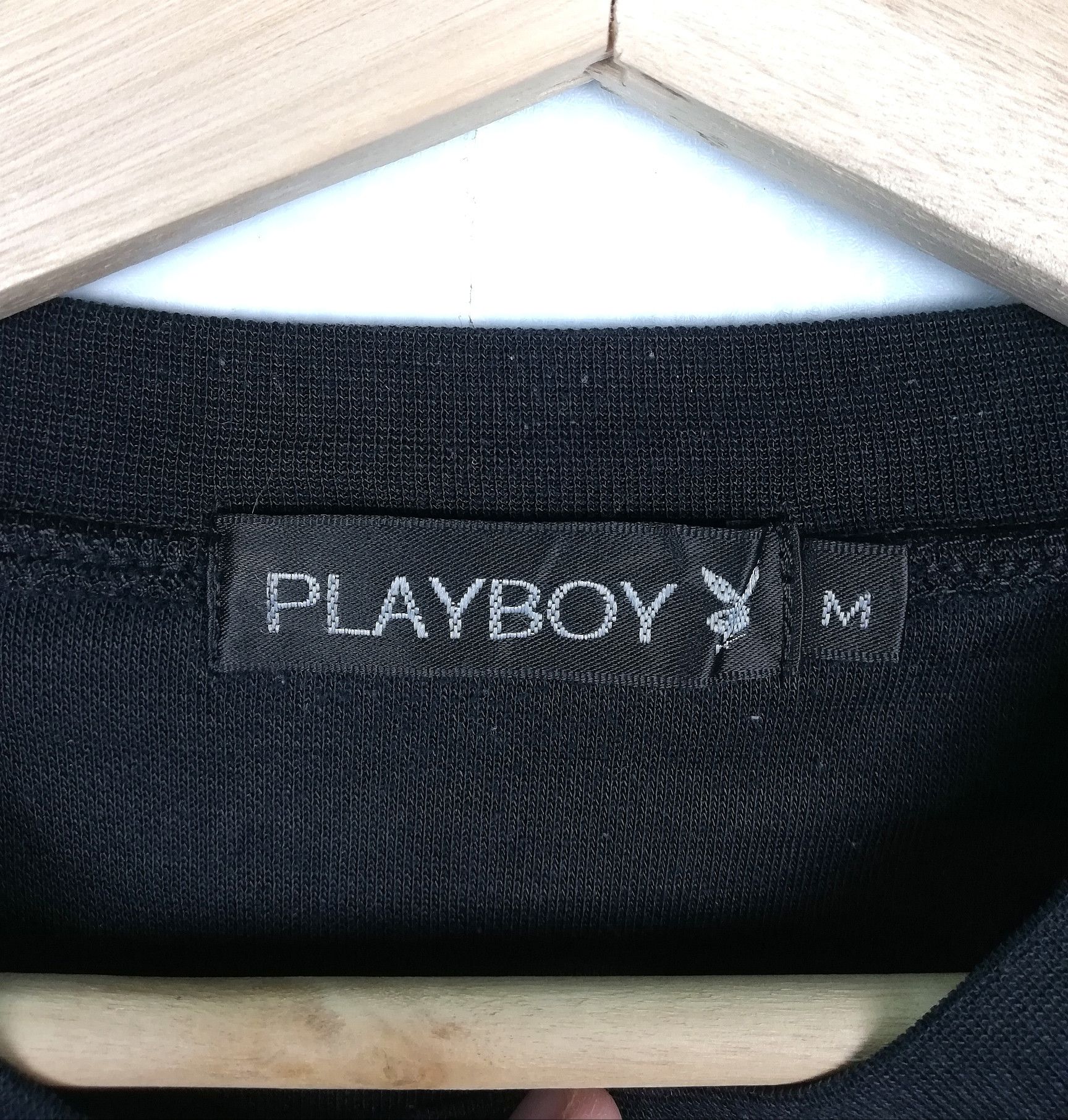 Playboy Playboy Tee Shirt Short Sleeve Over Printed Black Colour Size US M / EU 48-50 / 2 - 6 Thumbnail