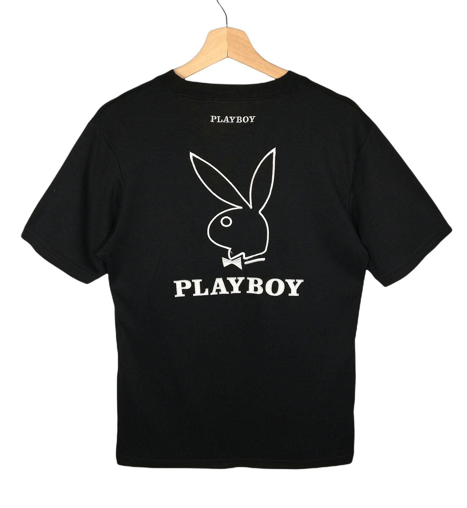Playboy Playboy Tee Shirt Short Sleeve Over Printed Black Colour Size US M / EU 48-50 / 2 - 1 Thumbnail