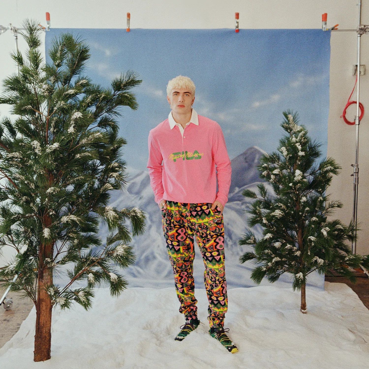 Fila × Rowing Blazers Rowing Blazers x FILA Rugby Shirt - Vibrant Pink - NWT Size US XXL / EU 58 / 5 - 5 Thumbnail