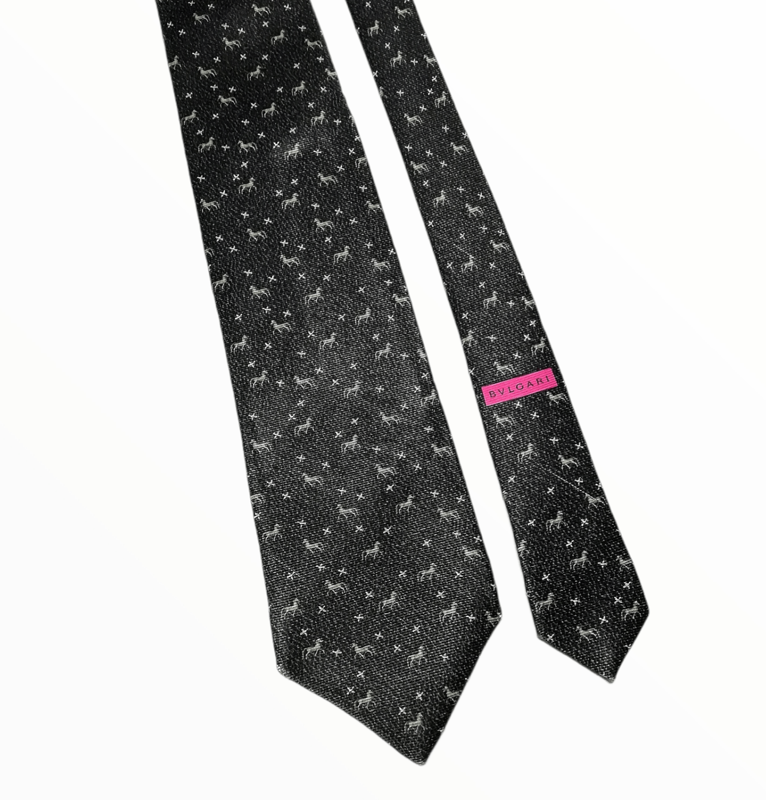 Bvlgari BVLGARI NECKTIE LUXURY 100% SILK MEN'S RARE DESIGN Size ONE SIZE - 8 Thumbnail