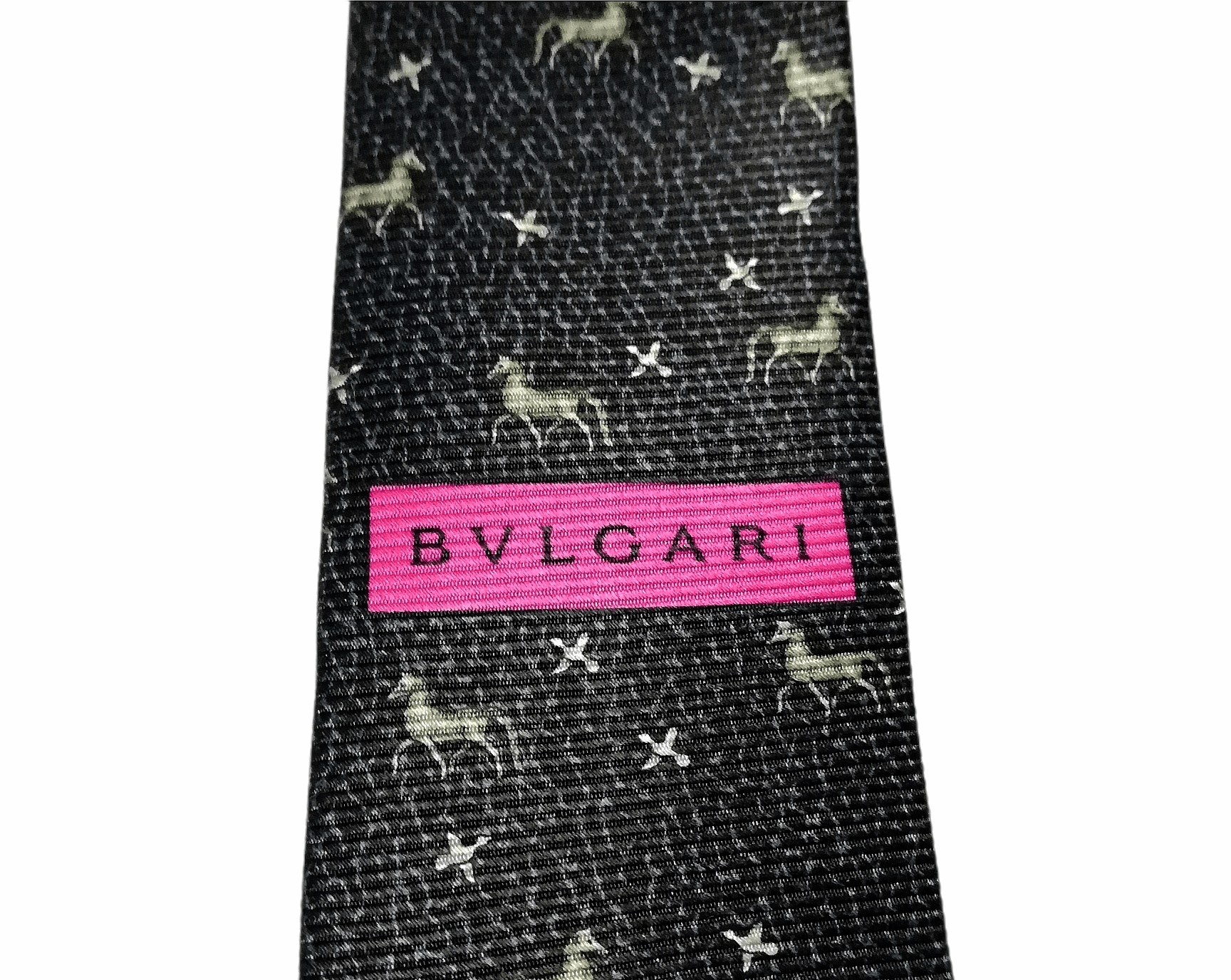 Bvlgari BVLGARI NECKTIE LUXURY 100% SILK MEN'S RARE DESIGN Size ONE SIZE - 3 Thumbnail
