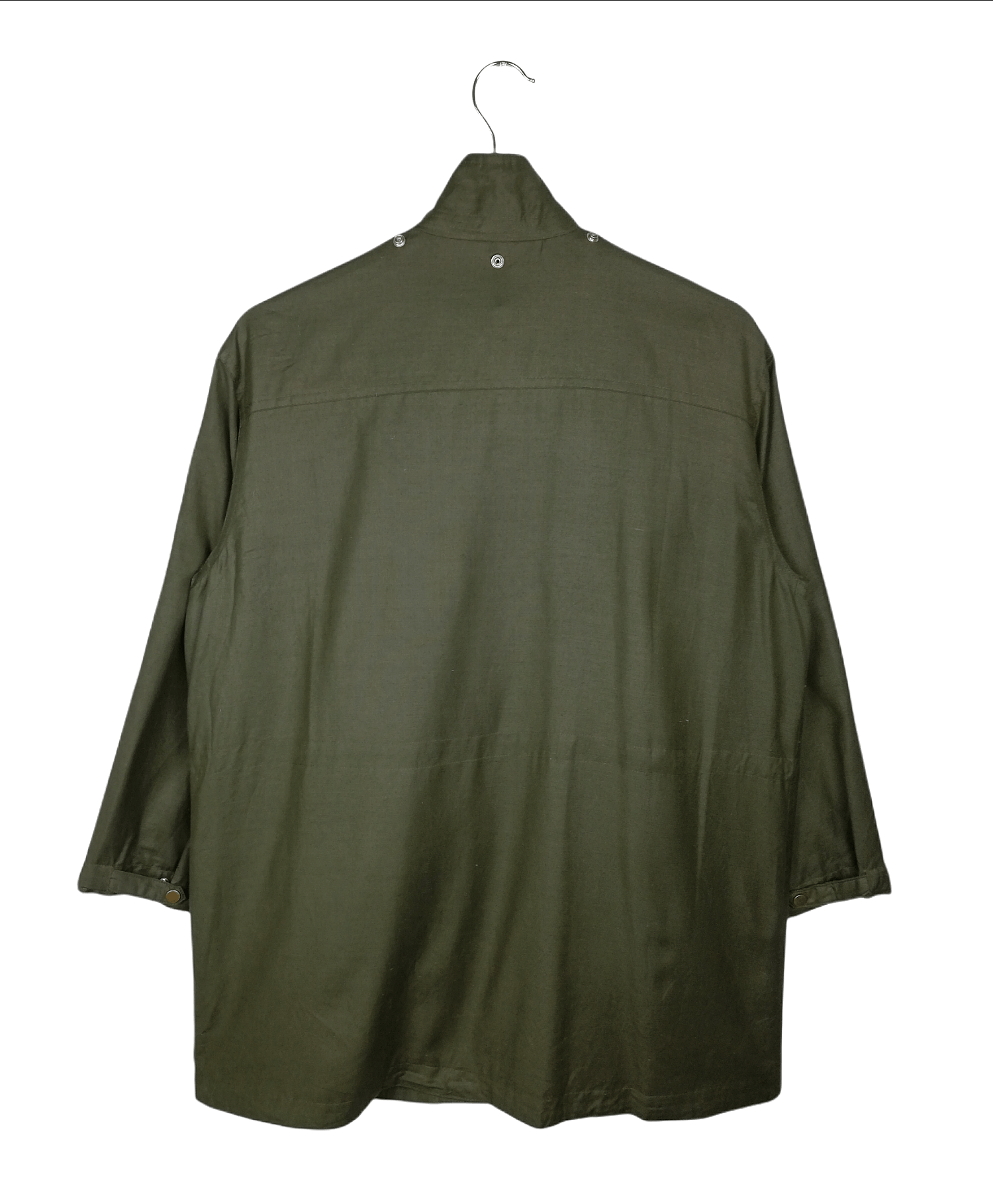 Designer × Japanese Brand × Jasper Conran Jasper American Casual Wear Parka Jacket Green Navy Zipped Size US L / EU 52-54 / 3 - 6 Thumbnail