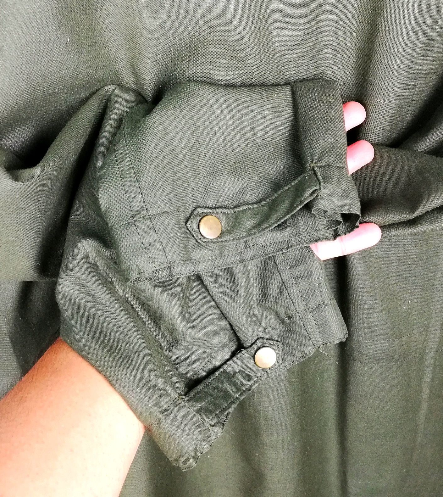 Designer × Japanese Brand × Jasper Conran Jasper American Casual Wear Parka Jacket Green Navy Zipped Size US L / EU 52-54 / 3 - 7 Thumbnail