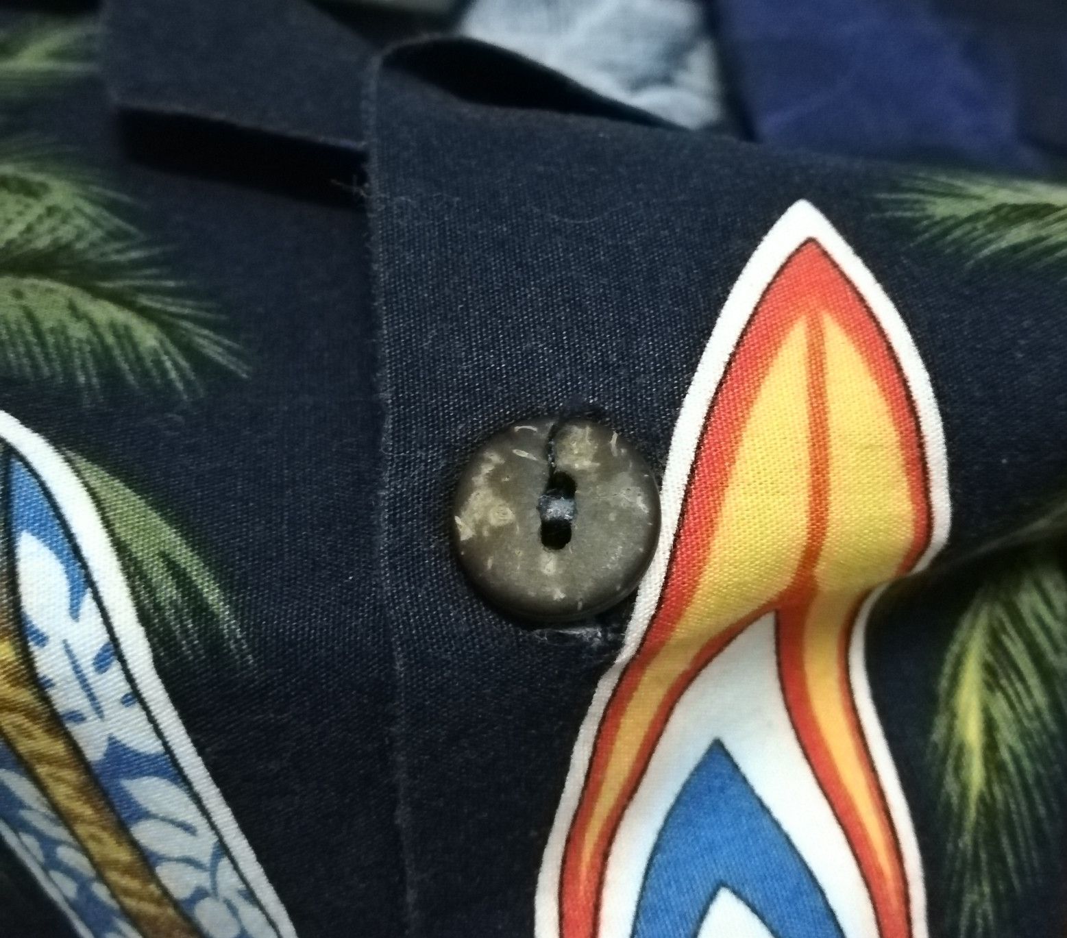 Japanese Brand × Vintage Vintage Hawaiian Shirt Favant Kids 5-6 Blue Colour Size US S / EU 44-46 / 1 - 6 Thumbnail