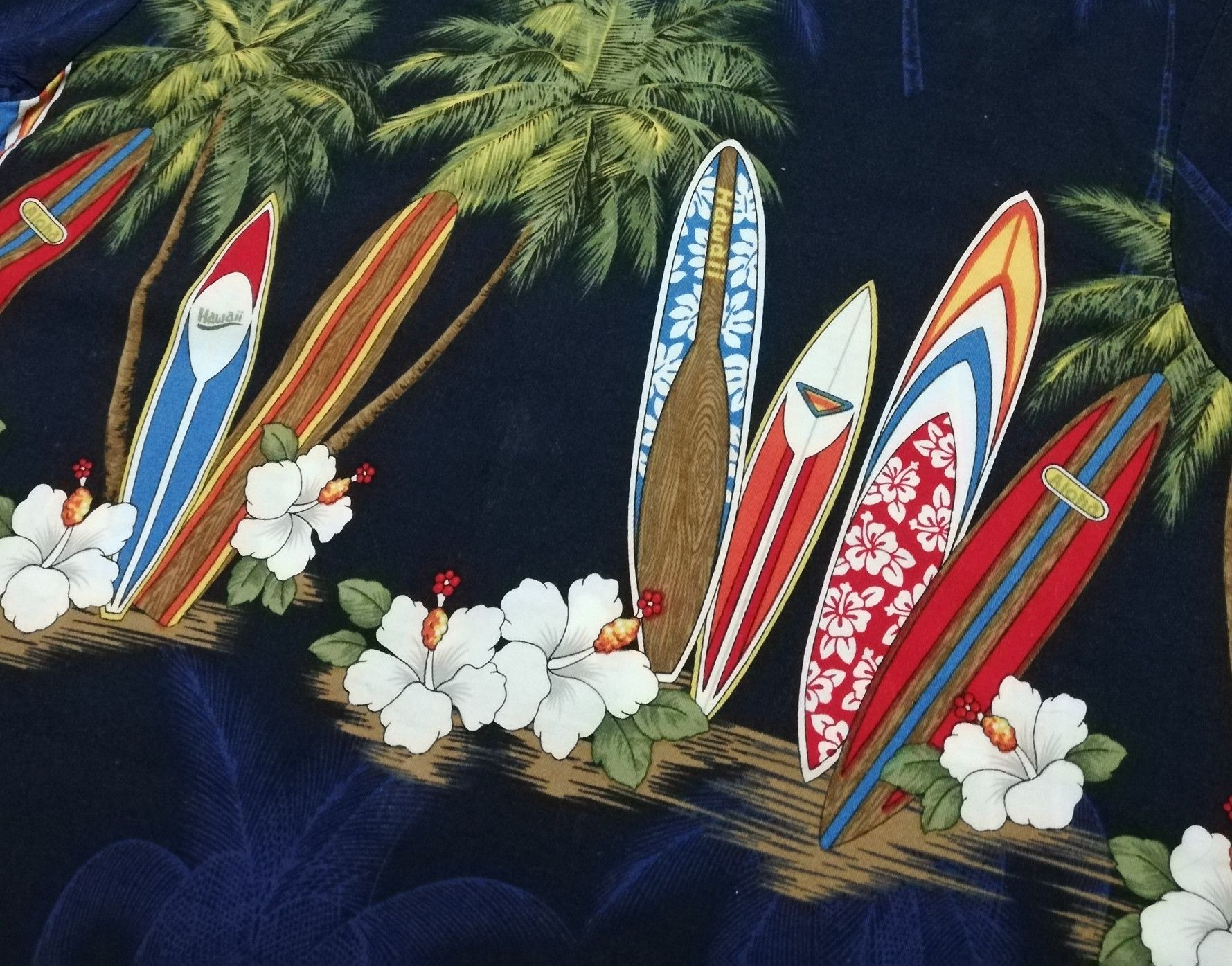 Japanese Brand × Vintage Vintage Hawaiian Shirt Favant Kids 5-6 Blue Colour Size US S / EU 44-46 / 1 - 4 Thumbnail