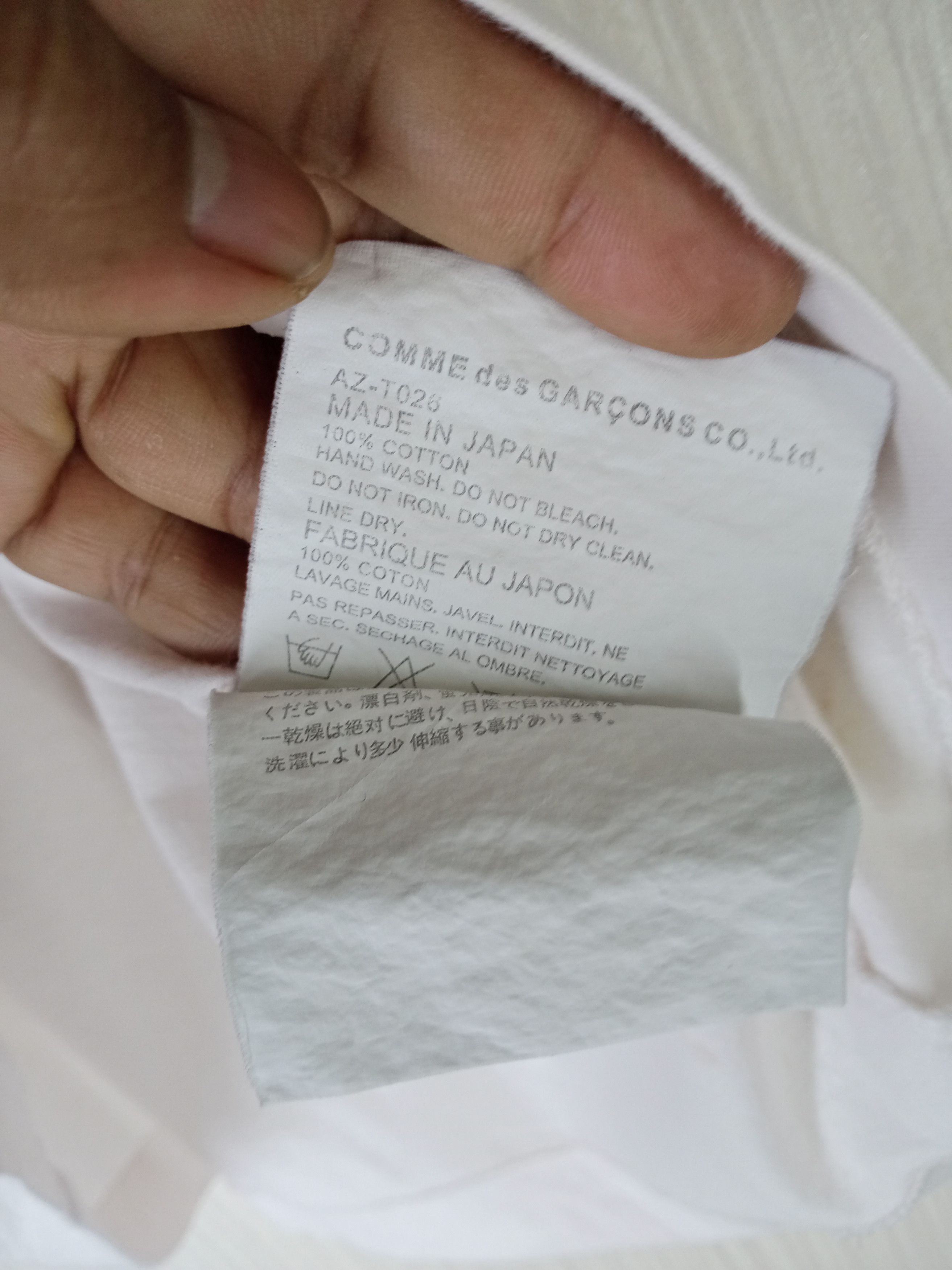Comme des Garcons RARE COMME Des GARCONS TSHIRT Size US S / EU 44-46 / 1 - 5 Thumbnail