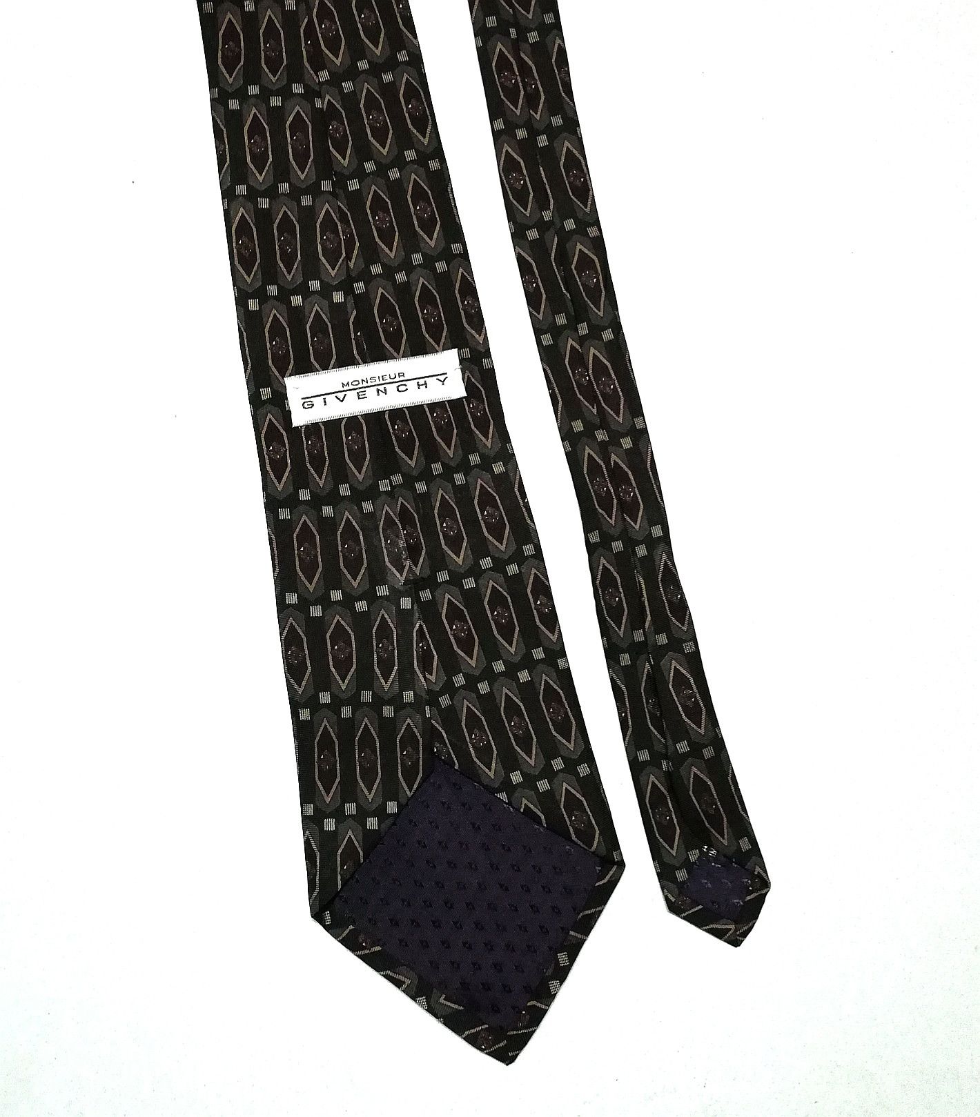 Givenchy × Japanese Brand MONSIEUR GIVENCHY NECKTIE GEOMETRIC DESIGNER LUXURY STYLE Size ONE SIZE - 10 Thumbnail