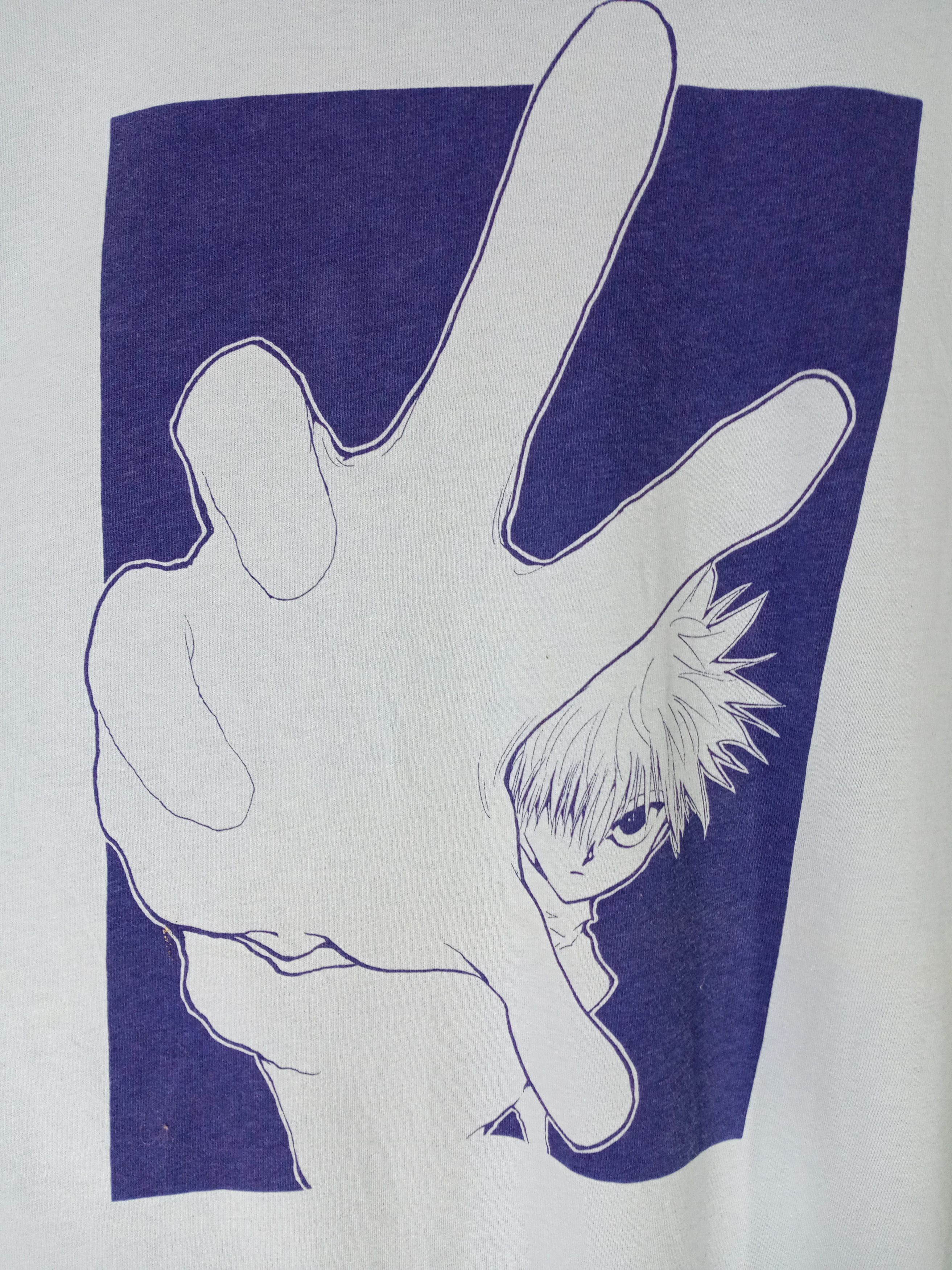 image of Anima x Cartoon Network Hunter X Hunter Killua Japan Anime Tshirt in Blue, Men's (Size Large)