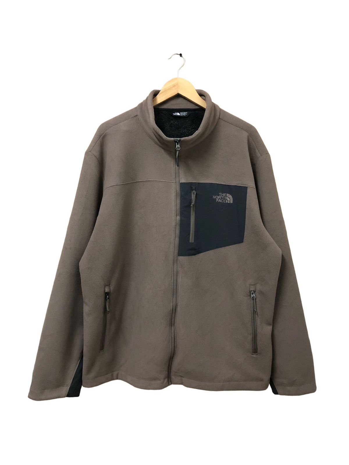 Sports Specialties The North Face Khaki Fleece Zipper Jackets Size US XXL / EU 58 / 5 - 2 Thumbnail