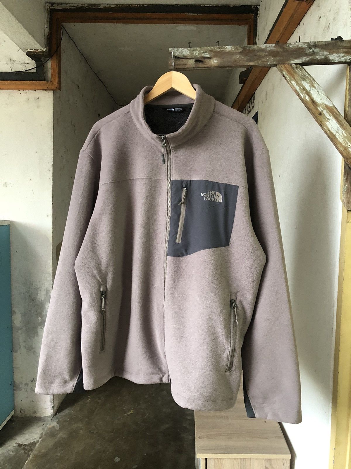 Sports Specialties The North Face Khaki Fleece Zipper Jackets Size US XXL / EU 58 / 5 - 25 Thumbnail