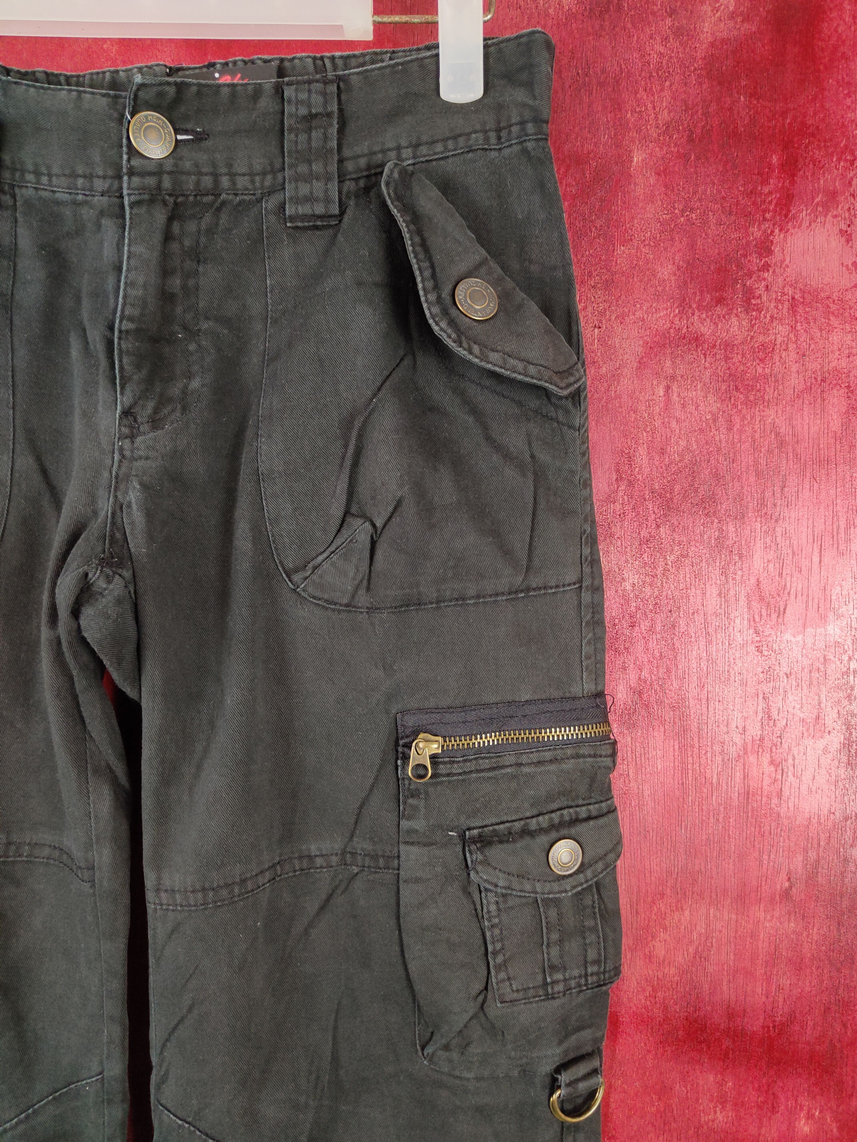 Faded Glory × Japanese Brand Japanese Brand Black multi pocket tactical pant #4667 Size US 27 - 5 Thumbnail