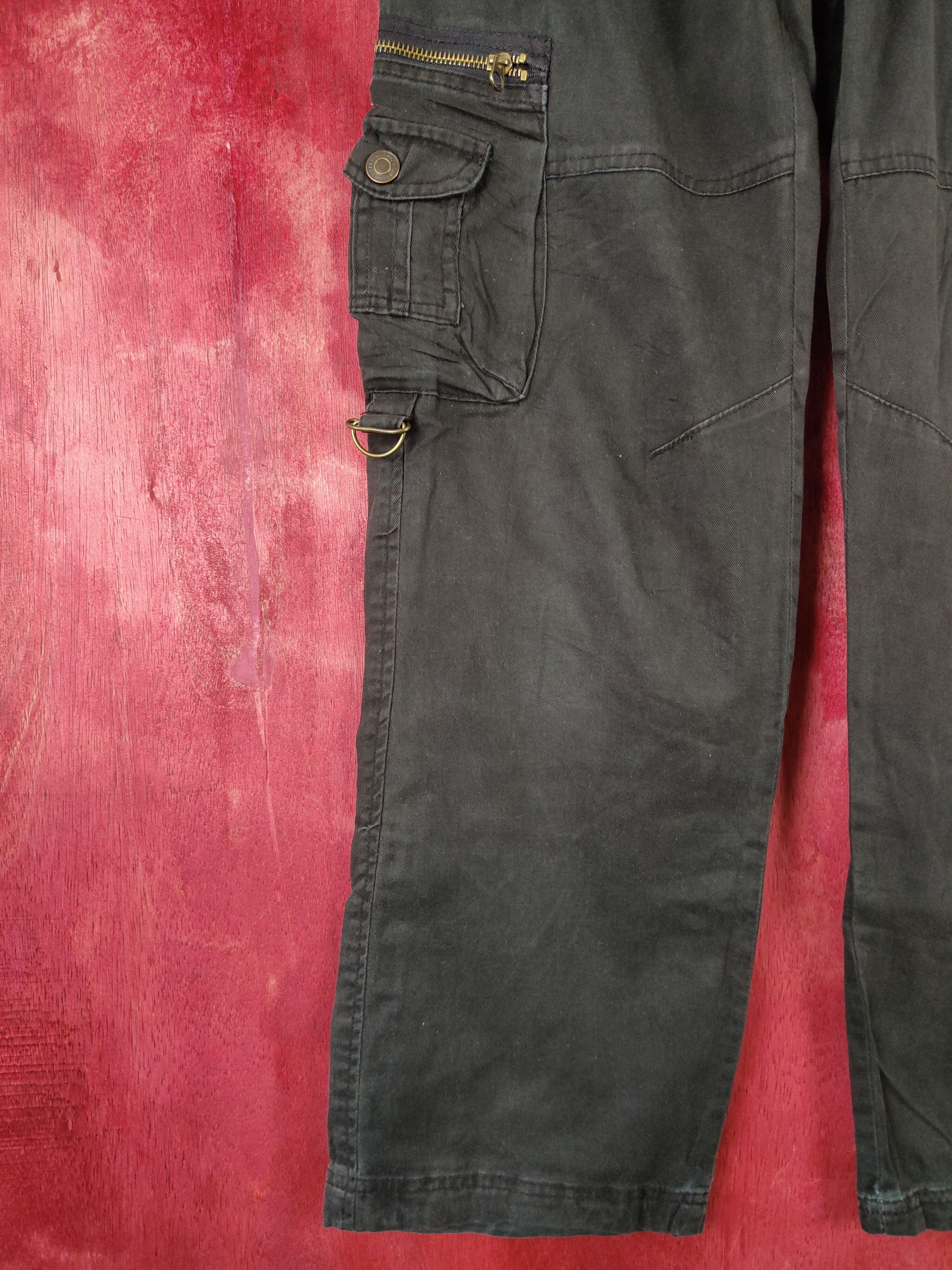 Faded Glory × Japanese Brand Japanese Brand Black multi pocket tactical pant #4667 Size US 27 - 4 Thumbnail