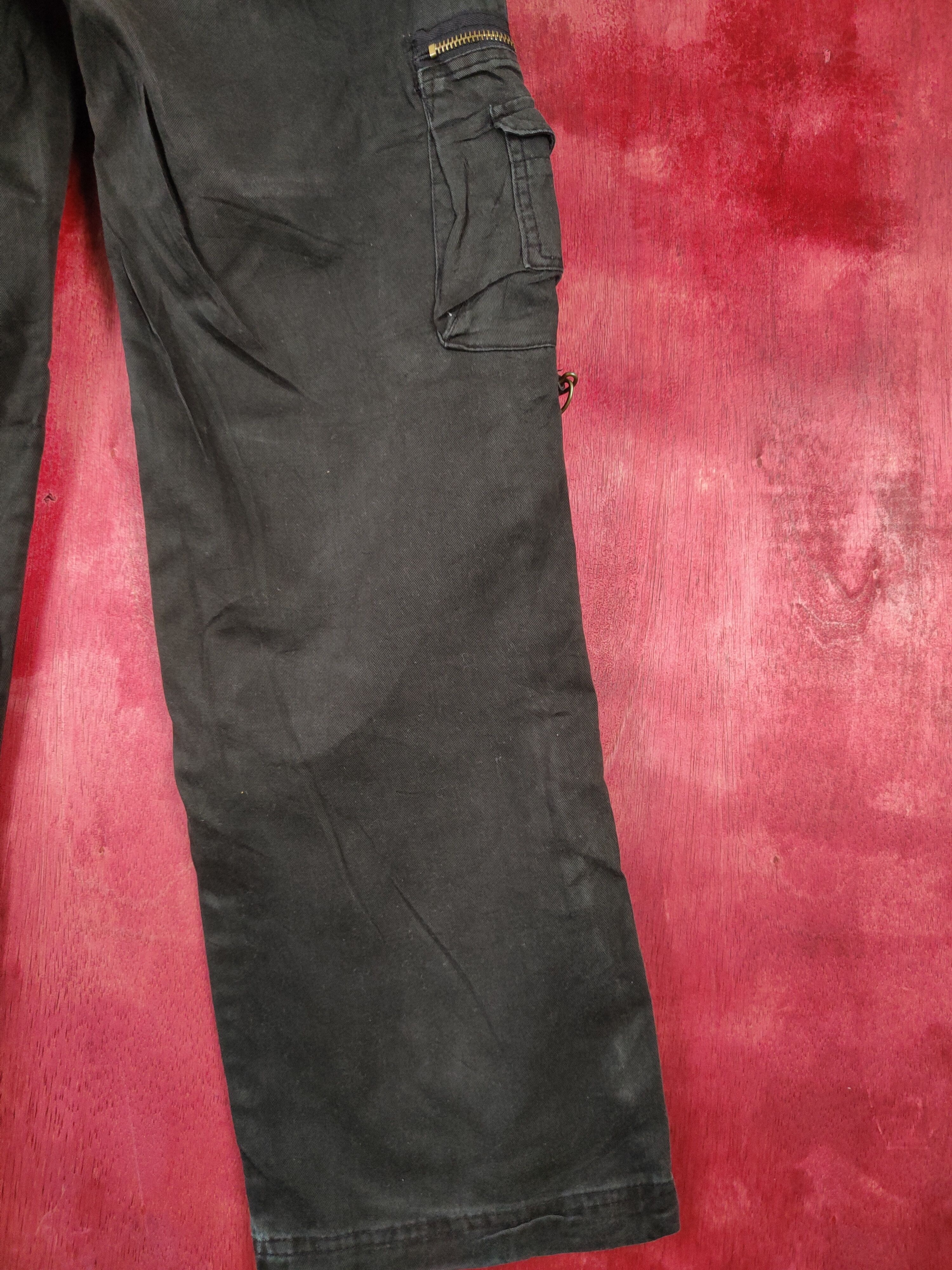 Faded Glory × Japanese Brand Japanese Brand Black multi pocket tactical pant #4667 Size US 27 - 12 Thumbnail