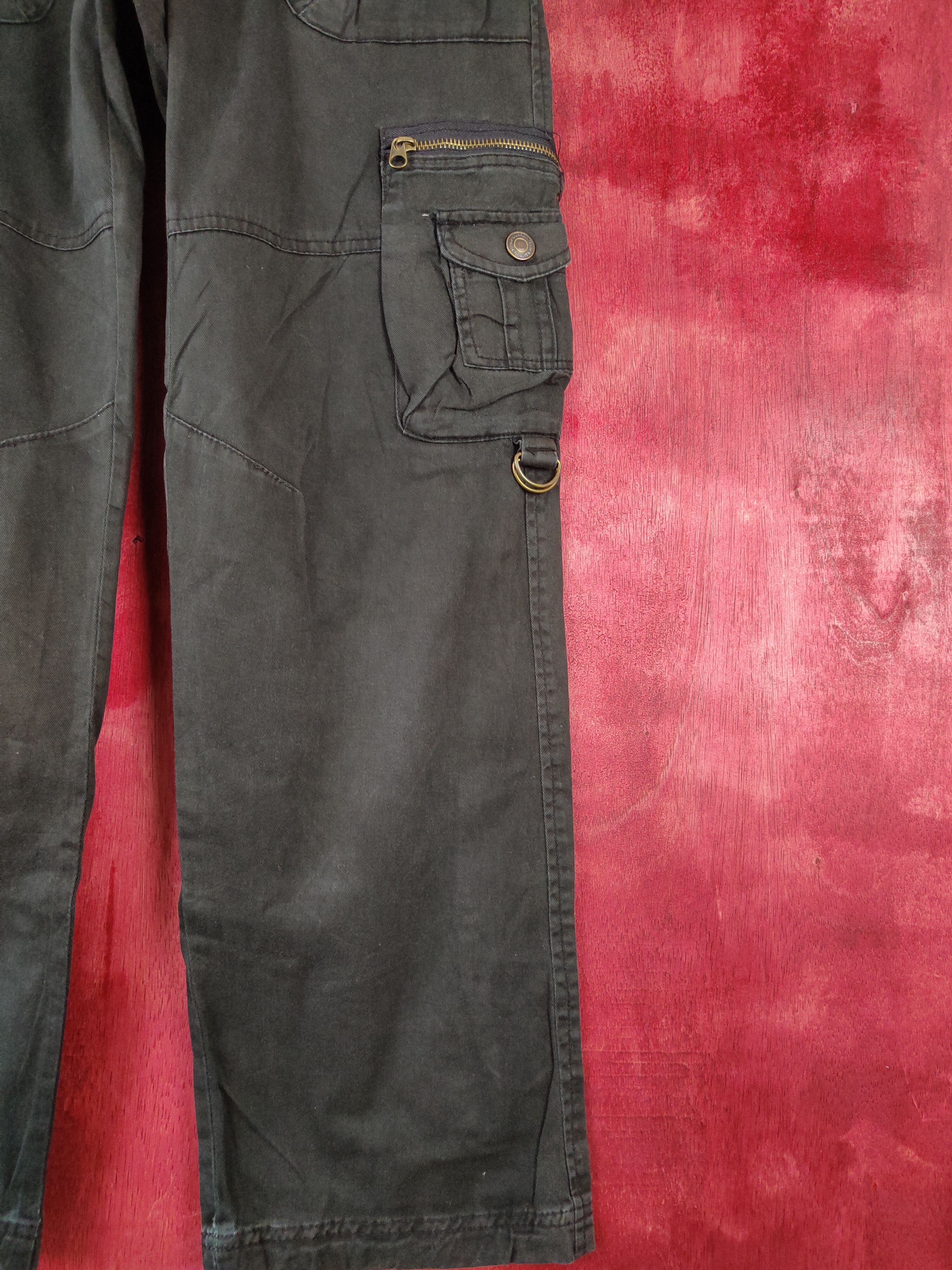 Faded Glory × Japanese Brand Japanese Brand Black multi pocket tactical pant #4667 Size US 27 - 6 Thumbnail