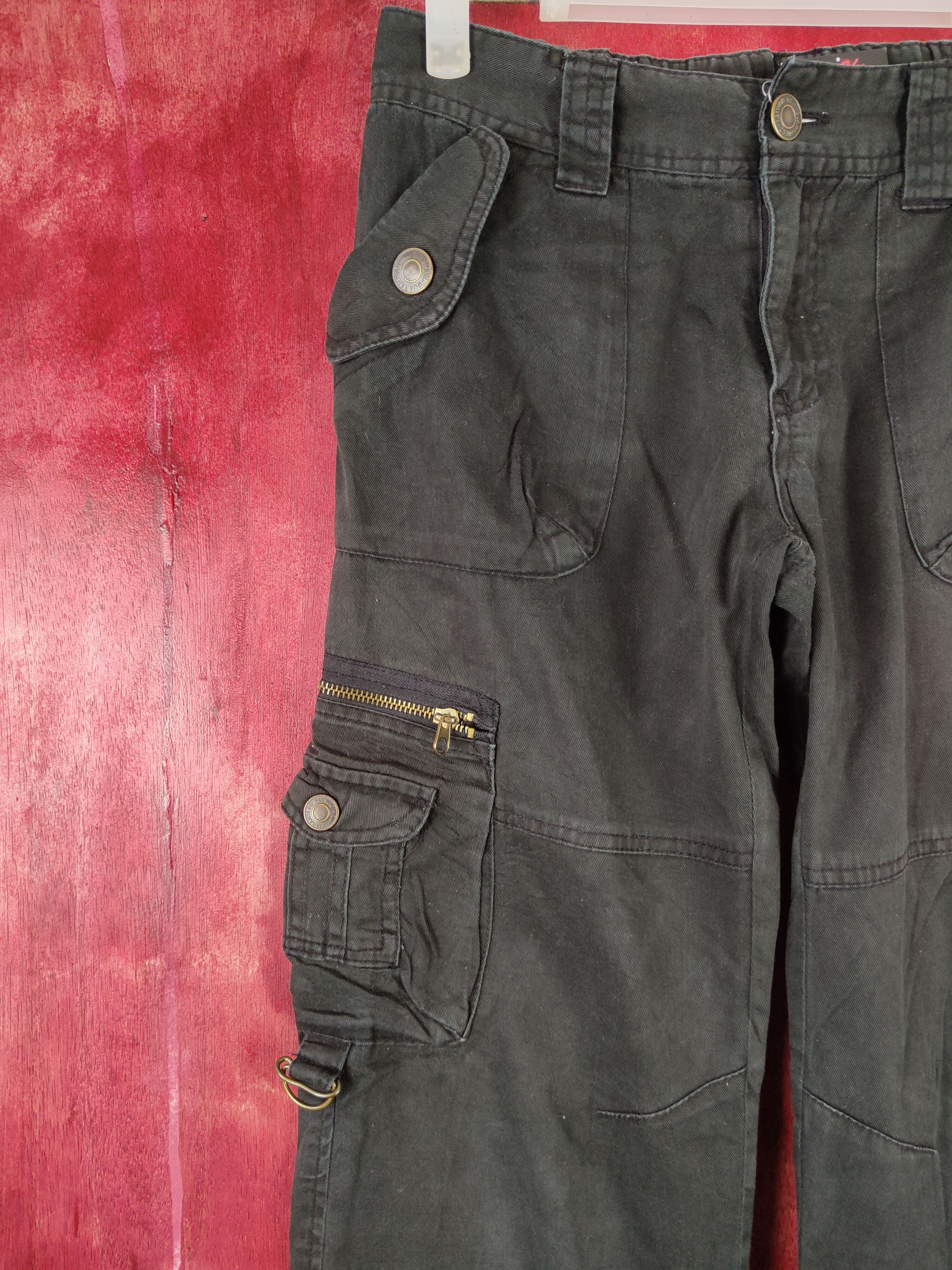 Faded Glory × Japanese Brand Japanese Brand Black multi pocket tactical pant #4667 Size US 27 - 3 Thumbnail