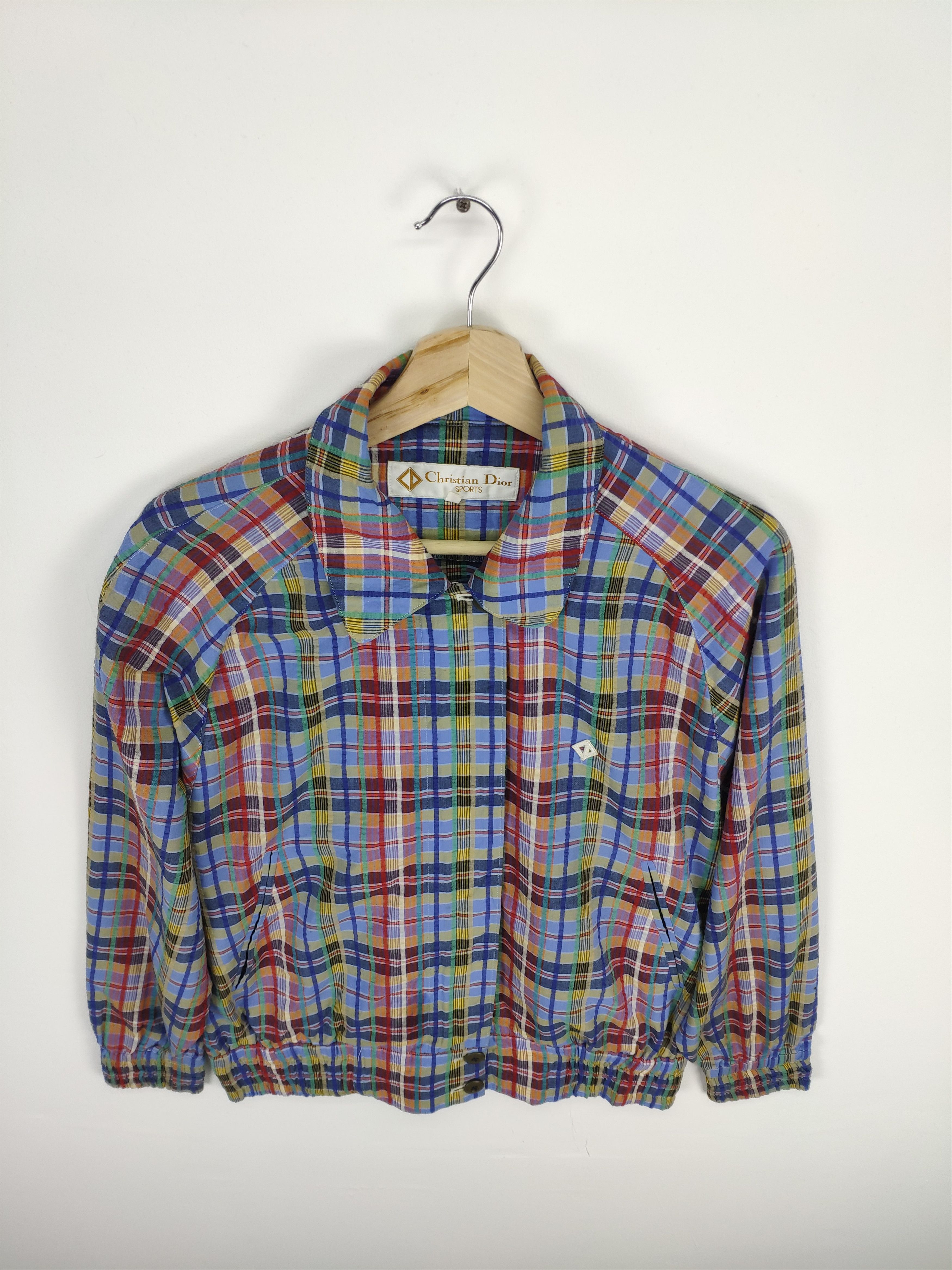 Christian Dior Monsieur × Vintage Steal 💥 Authentic Christian Dior Plaid Flannel Jacket Size US M / EU 48-50 / 2 - 4 Thumbnail