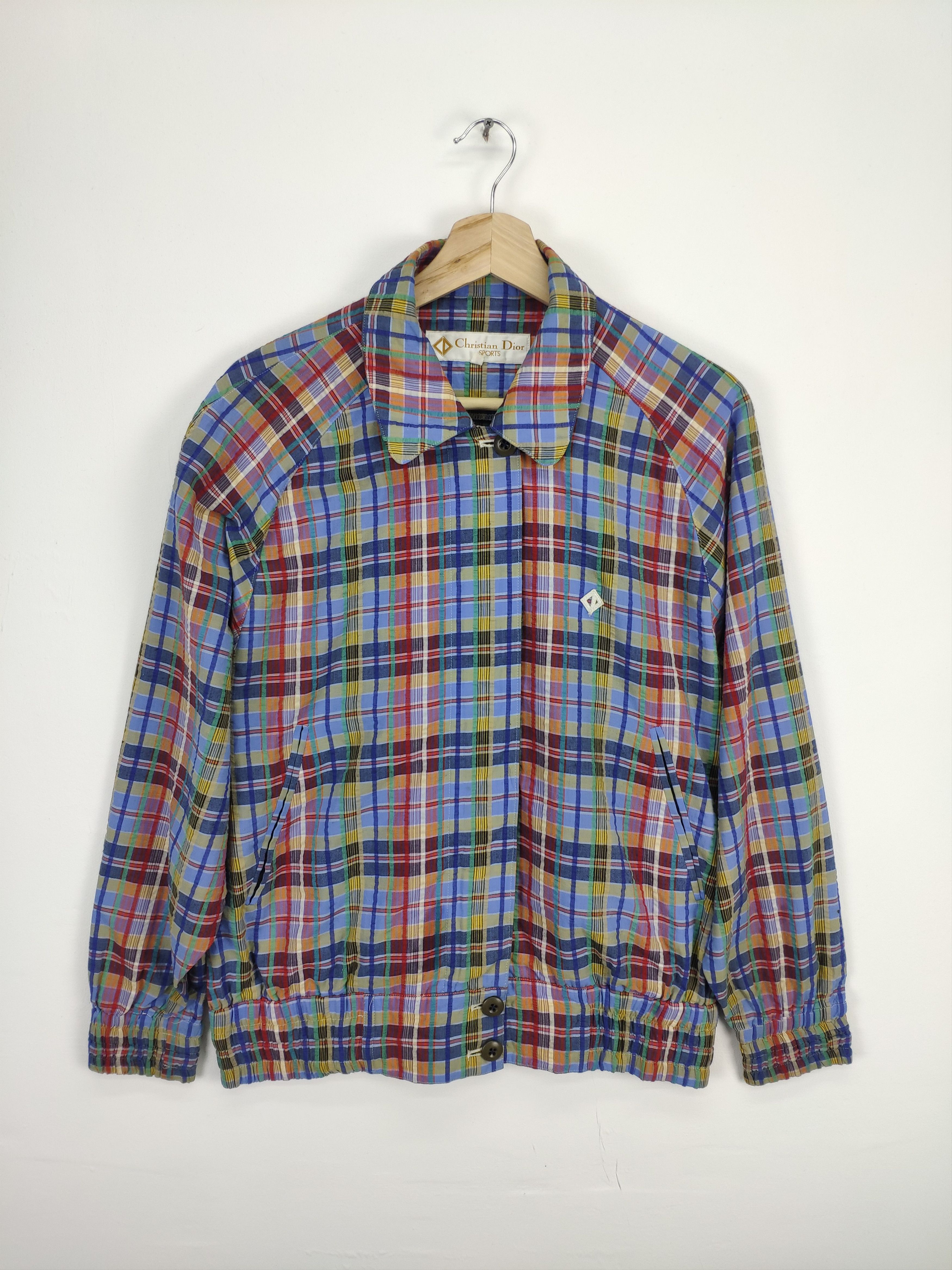 Christian Dior Monsieur × Vintage Steal 💥 Authentic Christian Dior Plaid Flannel Jacket Size US M / EU 48-50 / 2 - 1 Thumbnail
