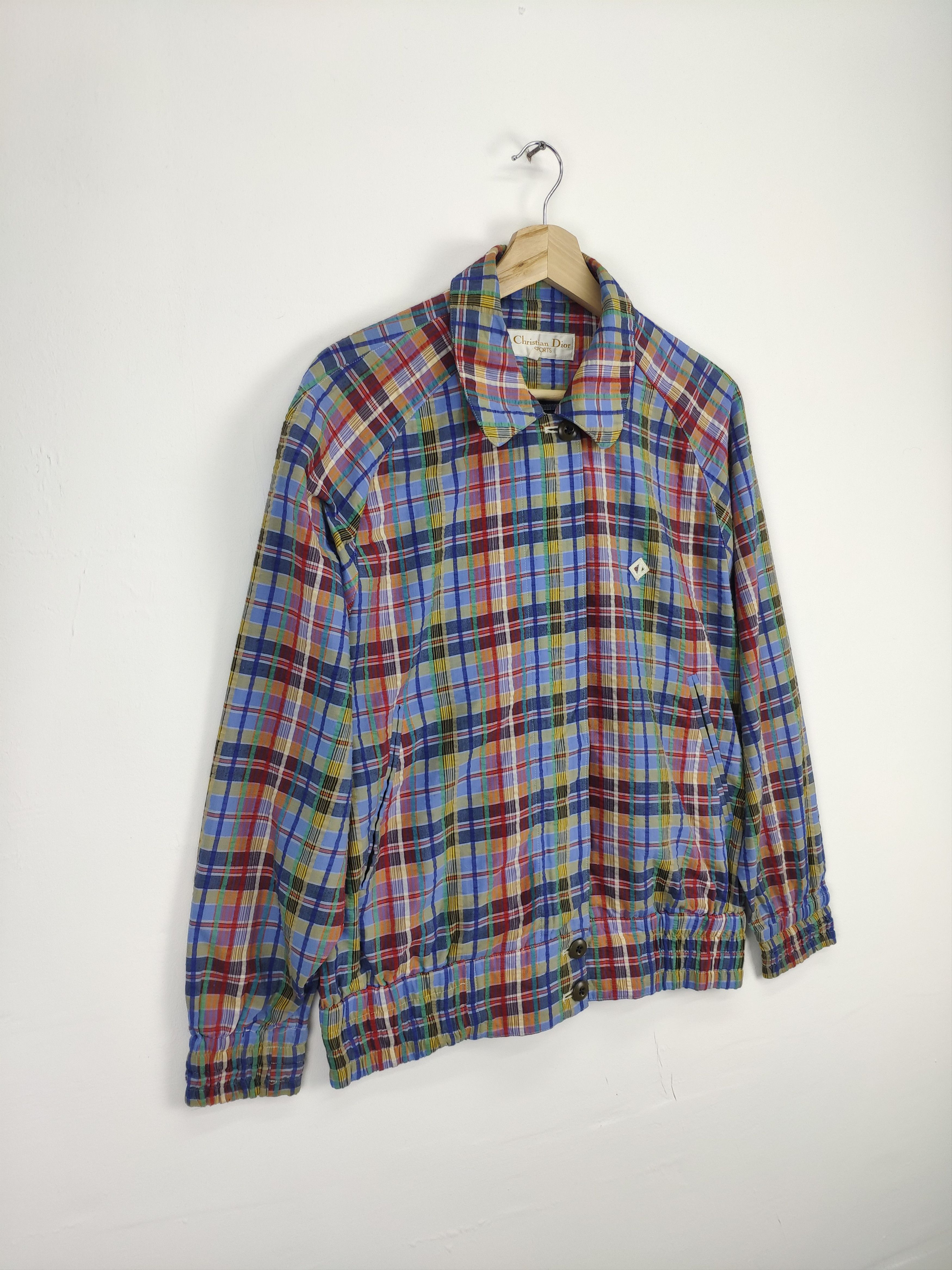 Christian Dior Monsieur × Vintage Steal 💥 Authentic Christian Dior Plaid Flannel Jacket Size US M / EU 48-50 / 2 - 3 Thumbnail