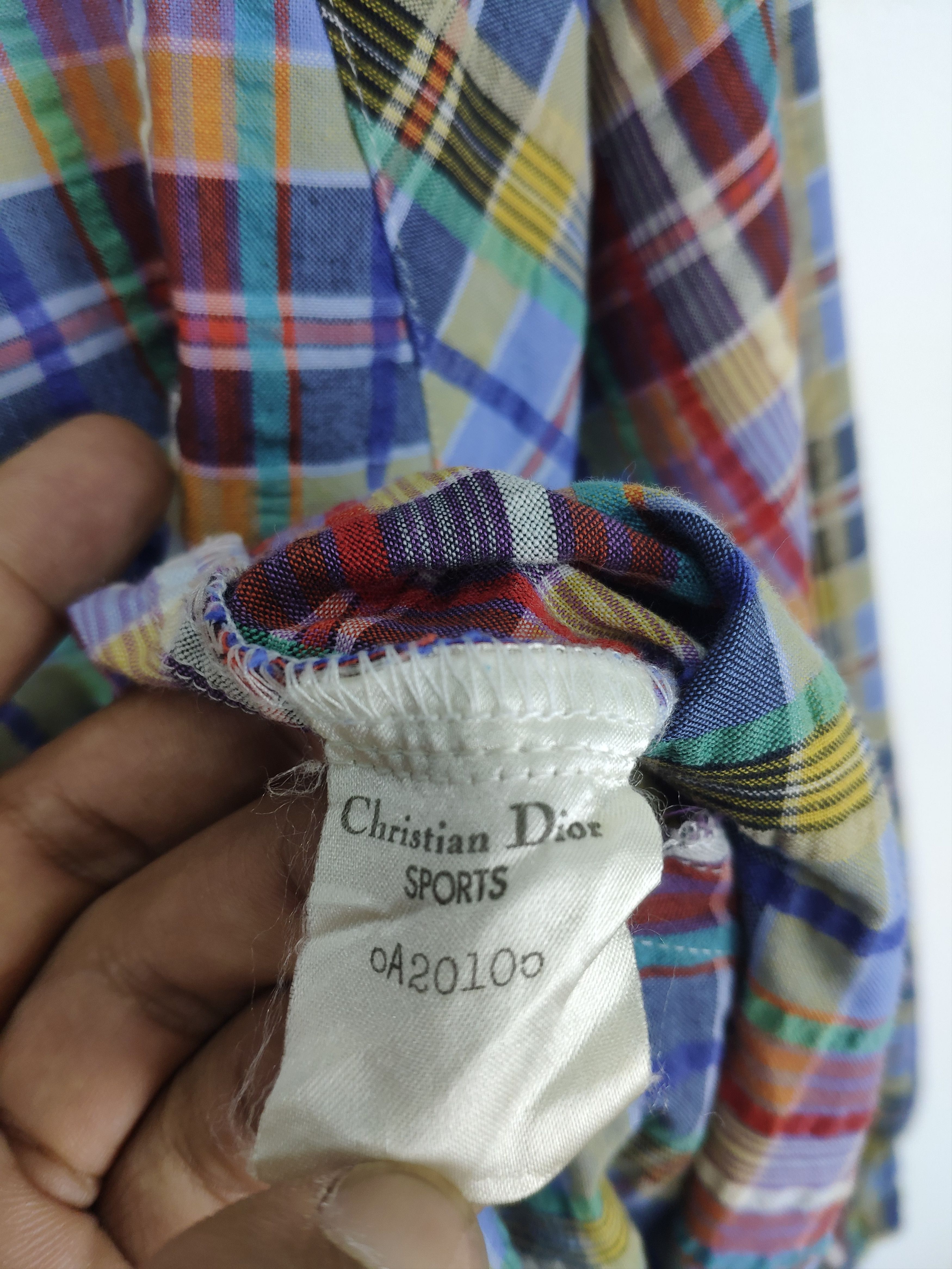 Christian Dior Monsieur × Vintage Steal 💥 Authentic Christian Dior Plaid Flannel Jacket Size US M / EU 48-50 / 2 - 18 Thumbnail
