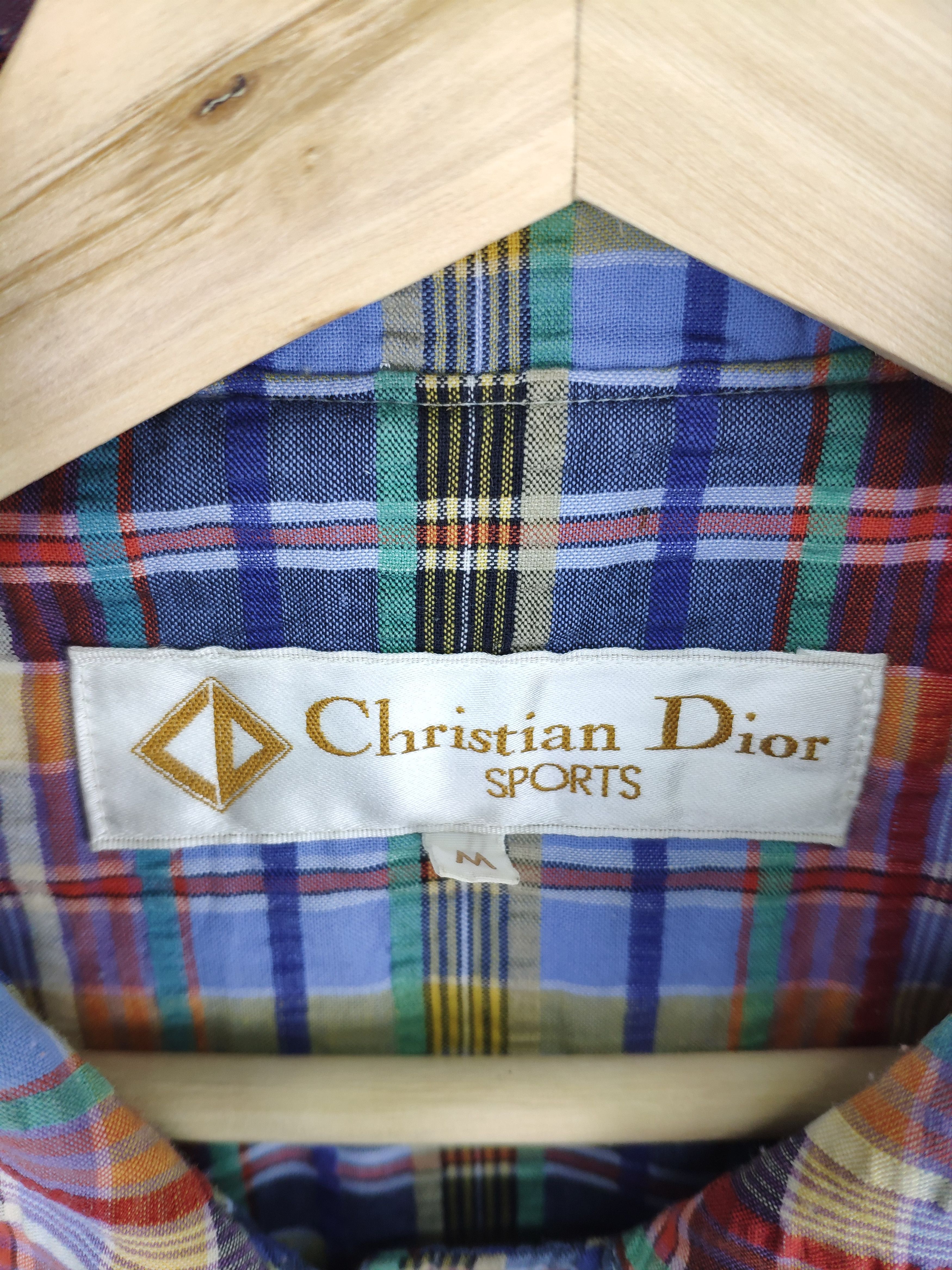 Christian Dior Monsieur × Vintage Steal 💥 Authentic Christian Dior Plaid Flannel Jacket Size US M / EU 48-50 / 2 - 16 Thumbnail
