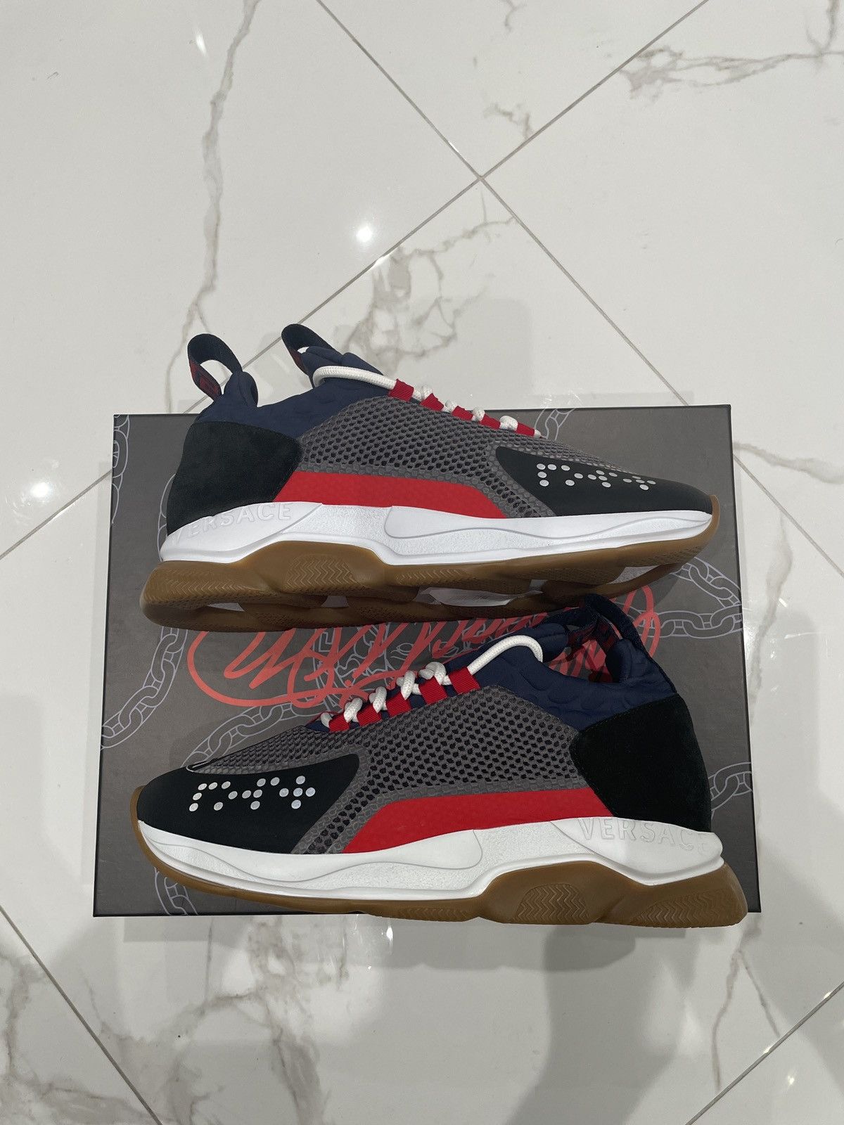 Versace Chain Reaction Sneakers