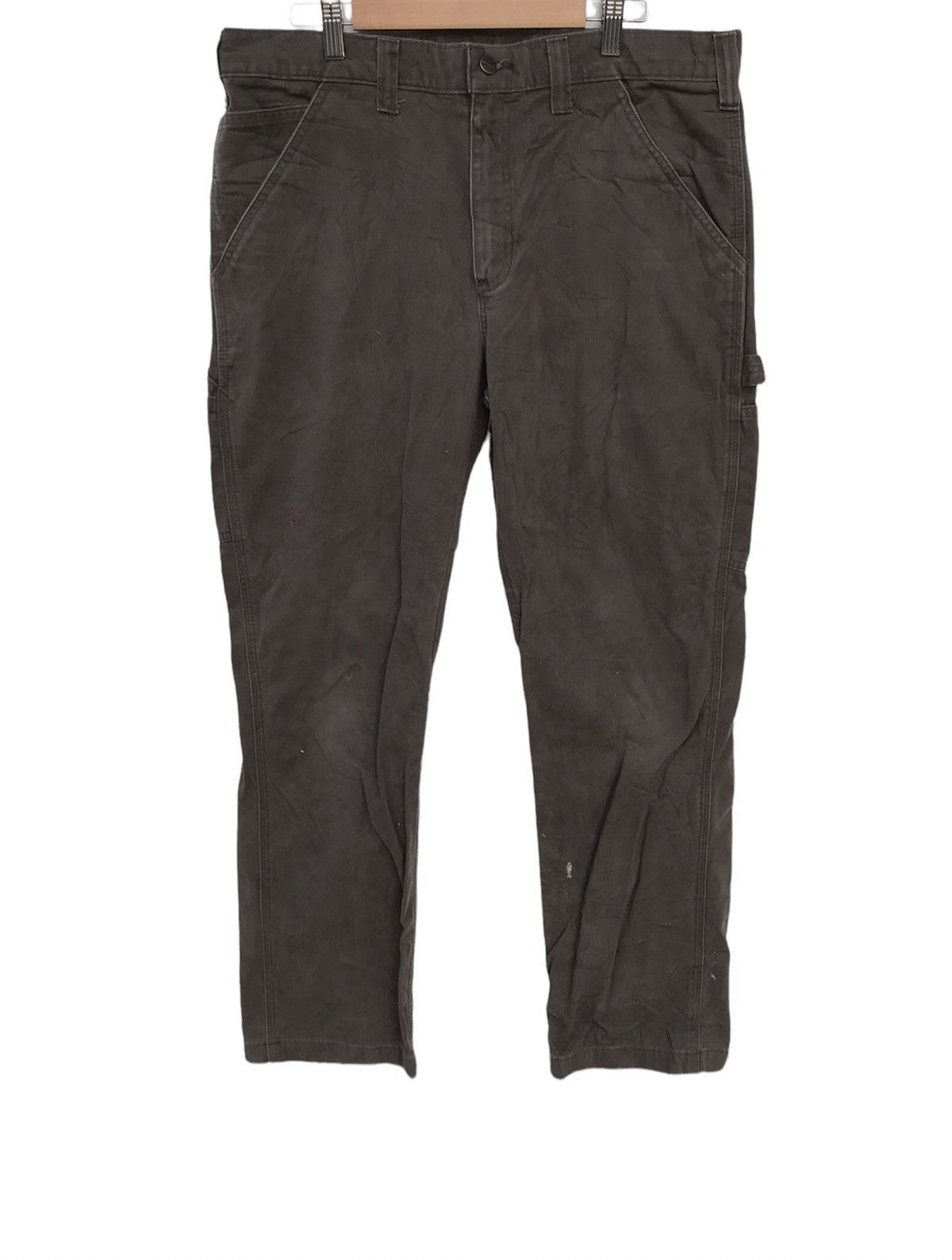 Carhartt Vintage Carhartt Work Pants Distressed Logo Patch at Back Size US 36 / EU 52 - 2 Thumbnail