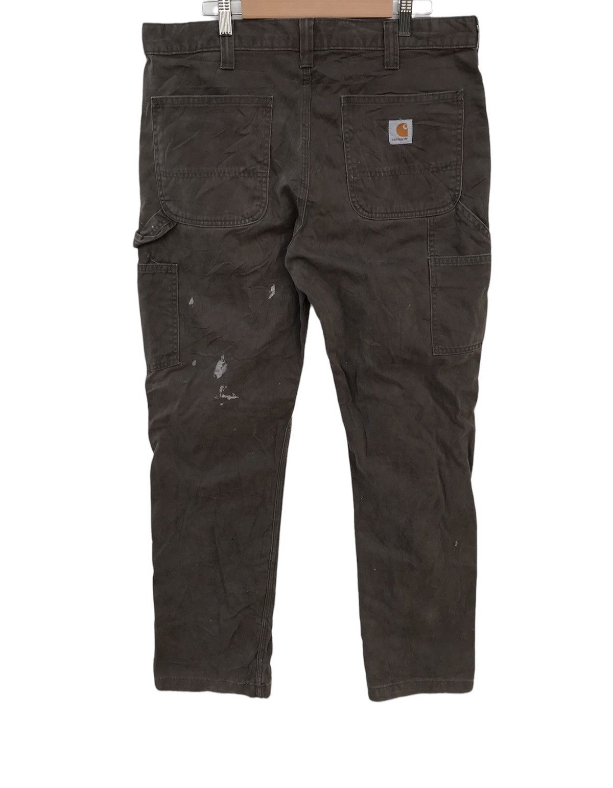 Carhartt Vintage Carhartt Work Pants Distressed Logo Patch at Back Size US 36 / EU 52 - 1 Thumbnail