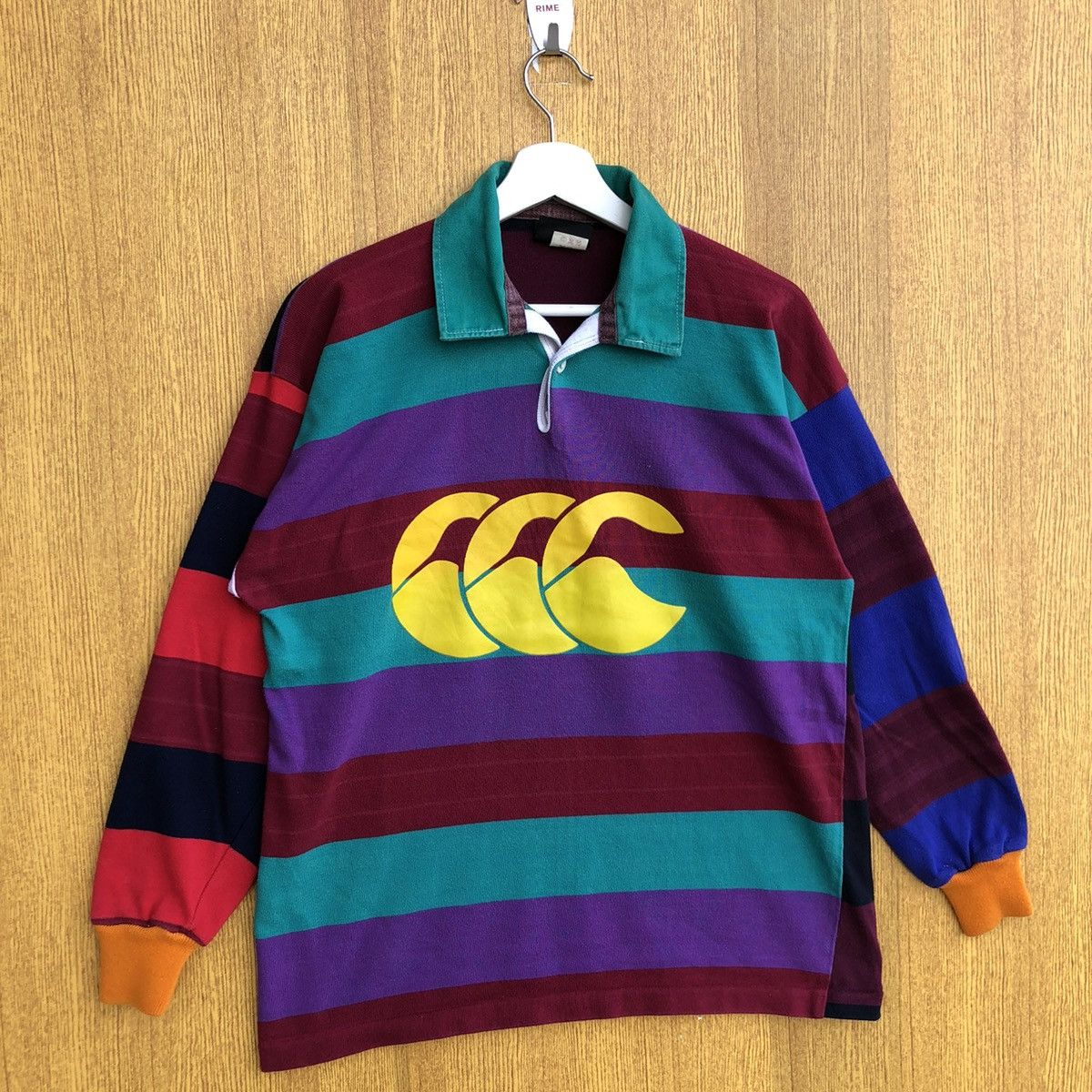 Canterbury of New Zealand Vintage Canterbury Of New Zealand Rugby Polo Shirt Size US L / EU 52-54 / 3 - 3 Thumbnail