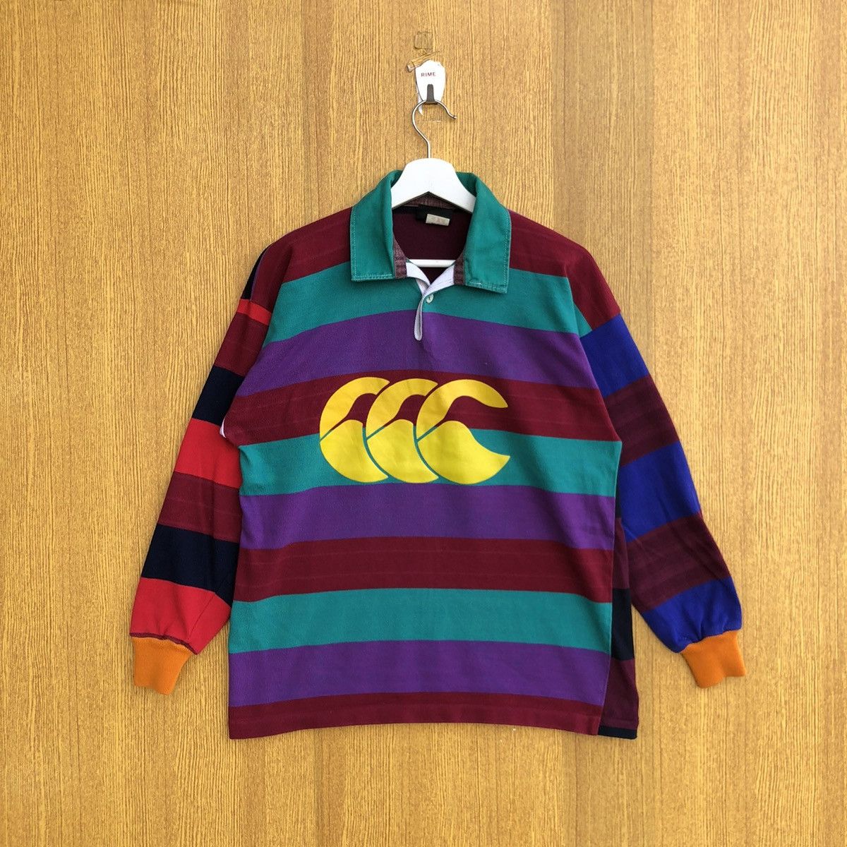 Canterbury of New Zealand Vintage Canterbury Of New Zealand Rugby Polo Shirt Size US L / EU 52-54 / 3 - 1 Thumbnail