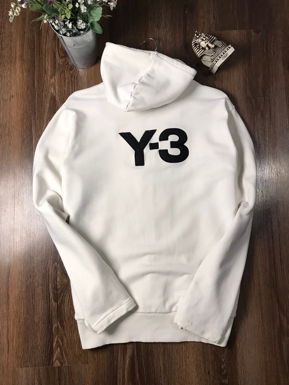 Y-3 Vintage Y-3 Adidas white zip hoodie Size US XL / EU 56 / 4 - 1 Preview