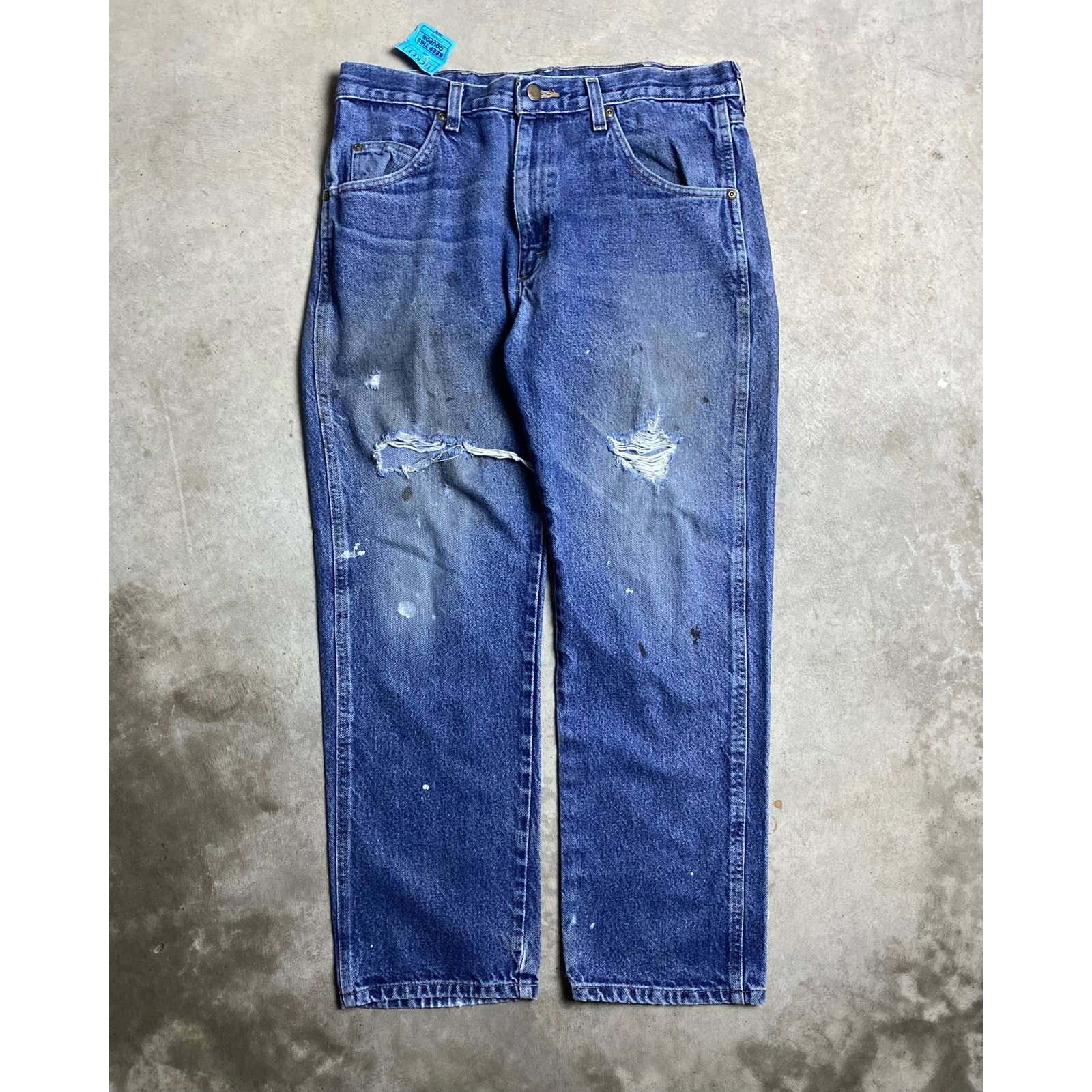 2000'S Wrangler Carpenter Denim Painter Pants, Men's, Size W29 cotton blue type Vintage Second Hand