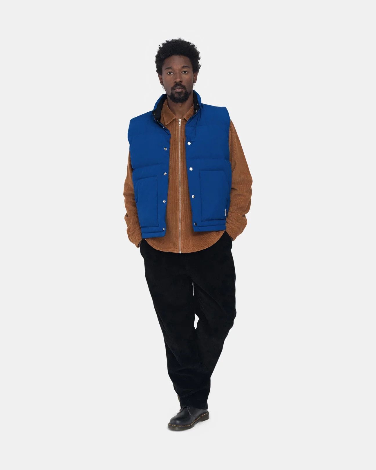 Stussy STUSSY REVERSE DOWN WORKGEAR VEST - ROYAL | Grailed