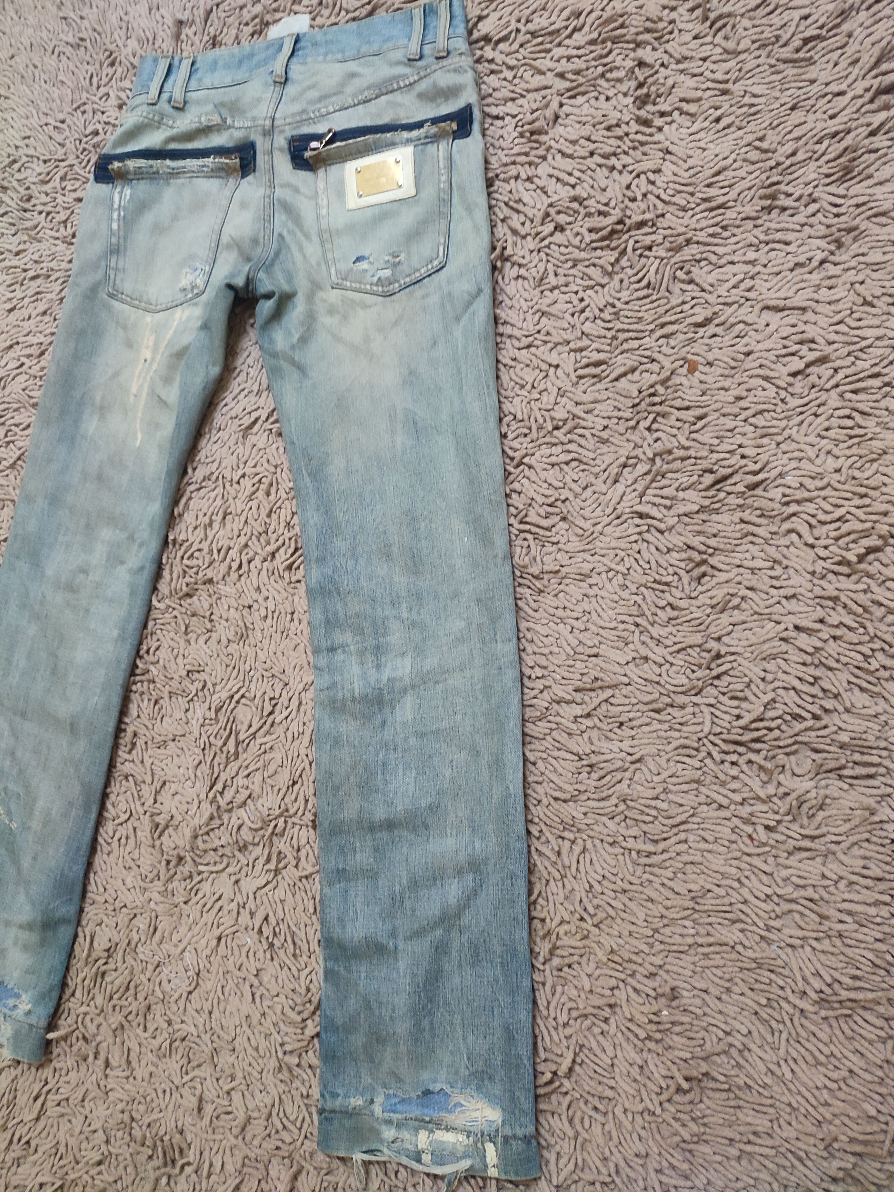 Dolce & Gabbana Distressed dolce gabbana double zipper jeans Size US 32 / EU 48 - 10 Thumbnail