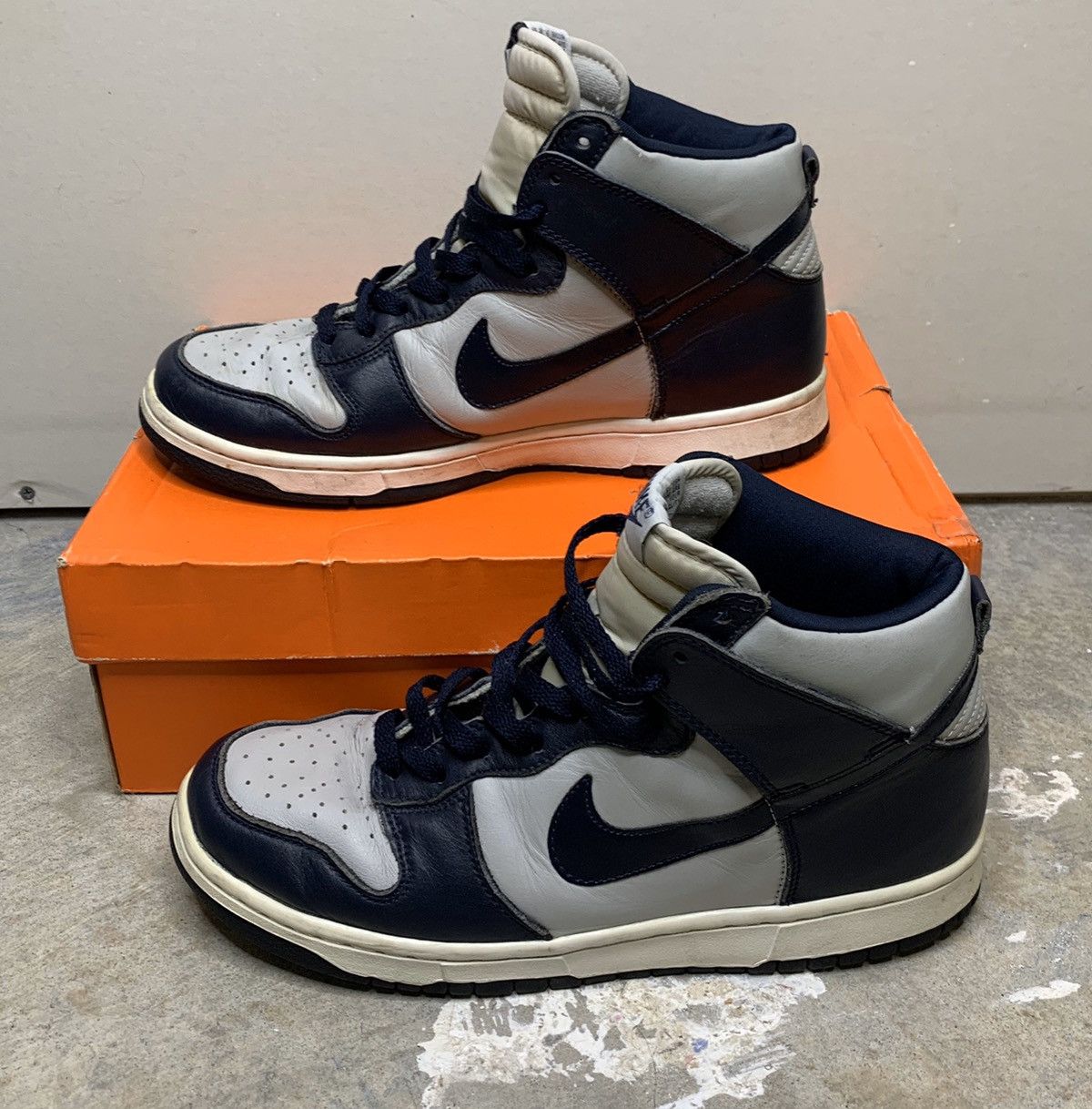 Nike 1999 Nike Dunk High Le Goldenrod “NYC” | Grailed