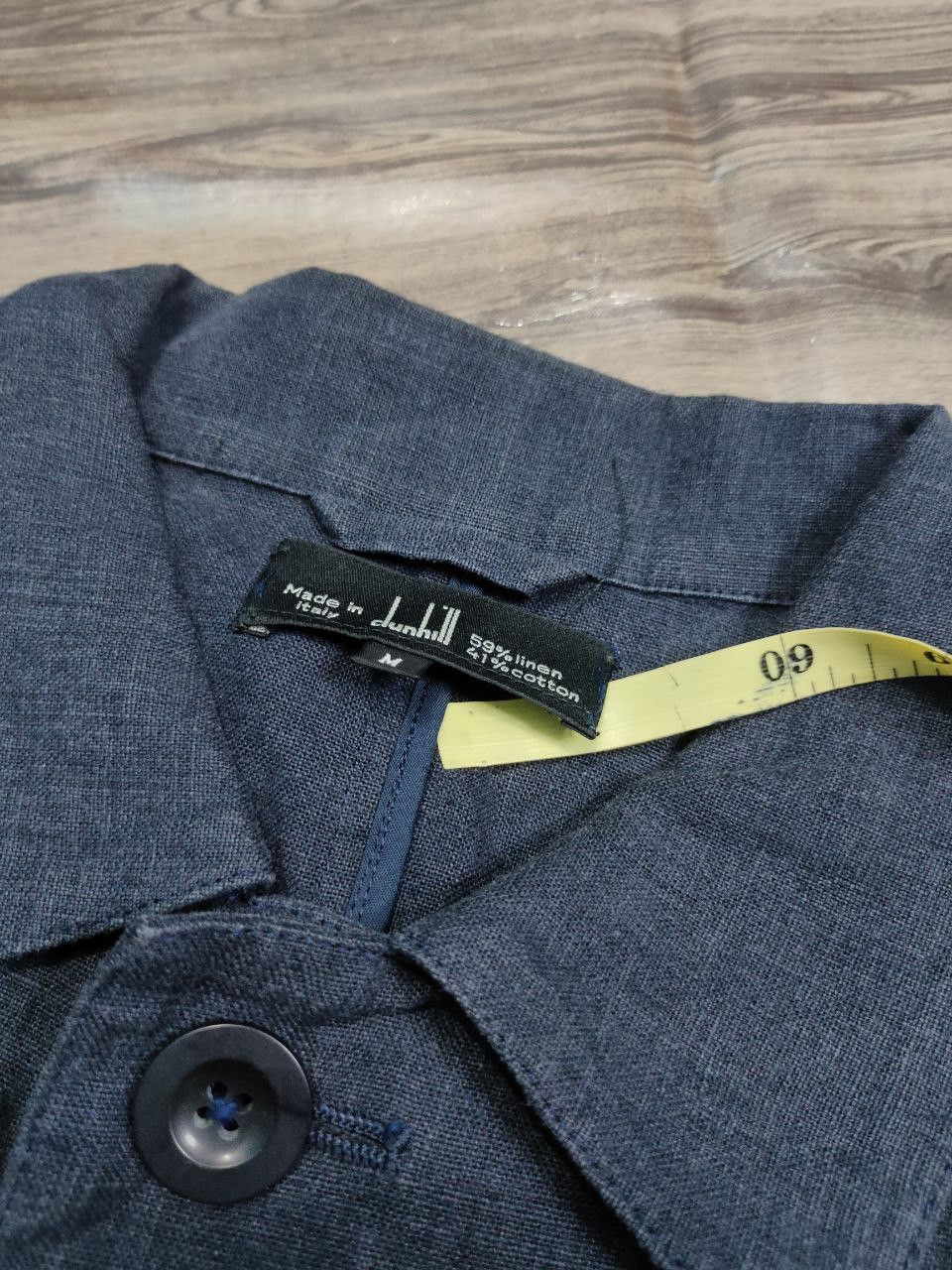 Alfred Dunhill × Vintage Dunhill Cotton Linen Overshirt Size US M / EU 48-50 / 2 - 10 Thumbnail