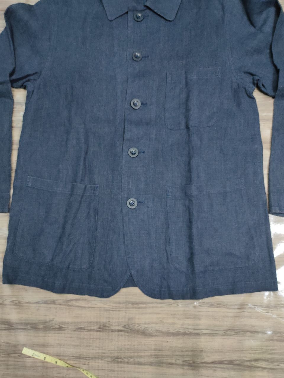 Alfred Dunhill × Vintage Dunhill Cotton Linen Overshirt Size US M / EU 48-50 / 2 - 3 Thumbnail