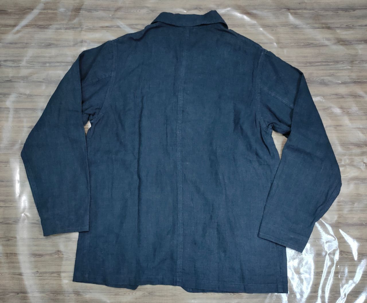 Alfred Dunhill × Vintage Dunhill Cotton Linen Overshirt Size US M / EU 48-50 / 2 - 2 Thumbnail