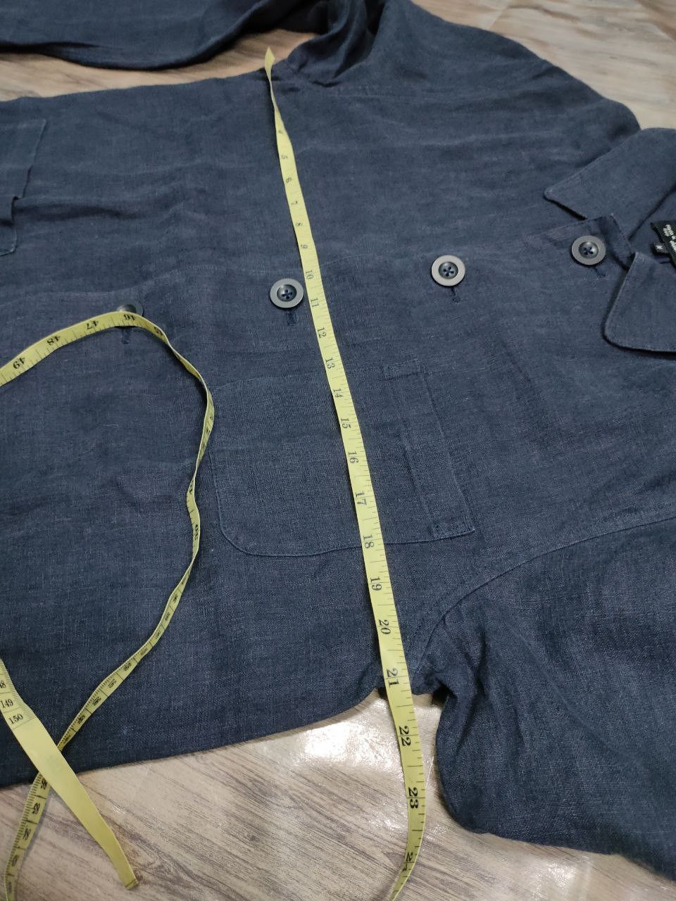 Alfred Dunhill × Vintage Dunhill Cotton Linen Overshirt Size US M / EU 48-50 / 2 - 7 Thumbnail