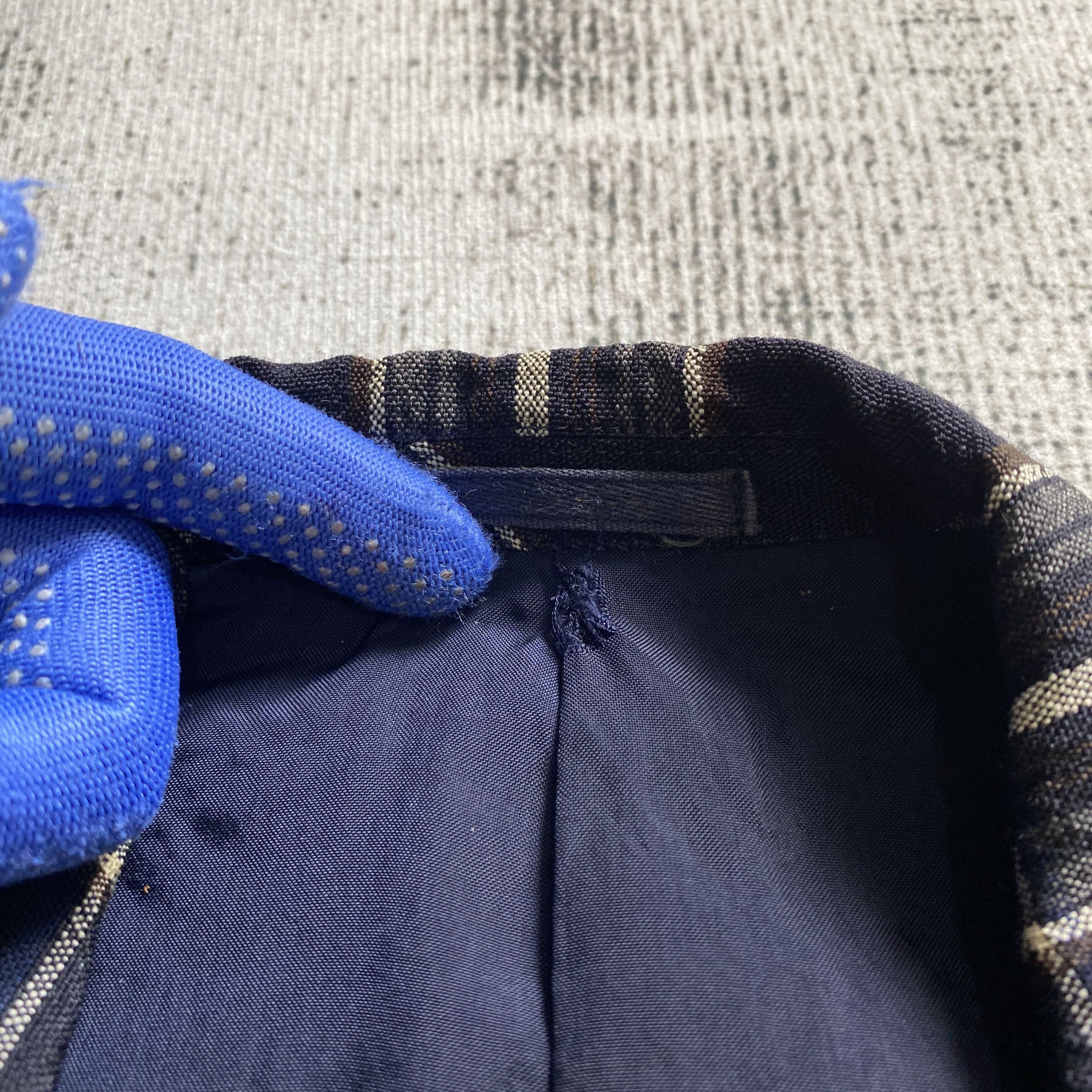 Comme des Garcons Homme RARE🔥AD1988 Comme des Garcons Homme Checked Wool Coat Size US S / EU 44-46 / 1 - 6 Thumbnail