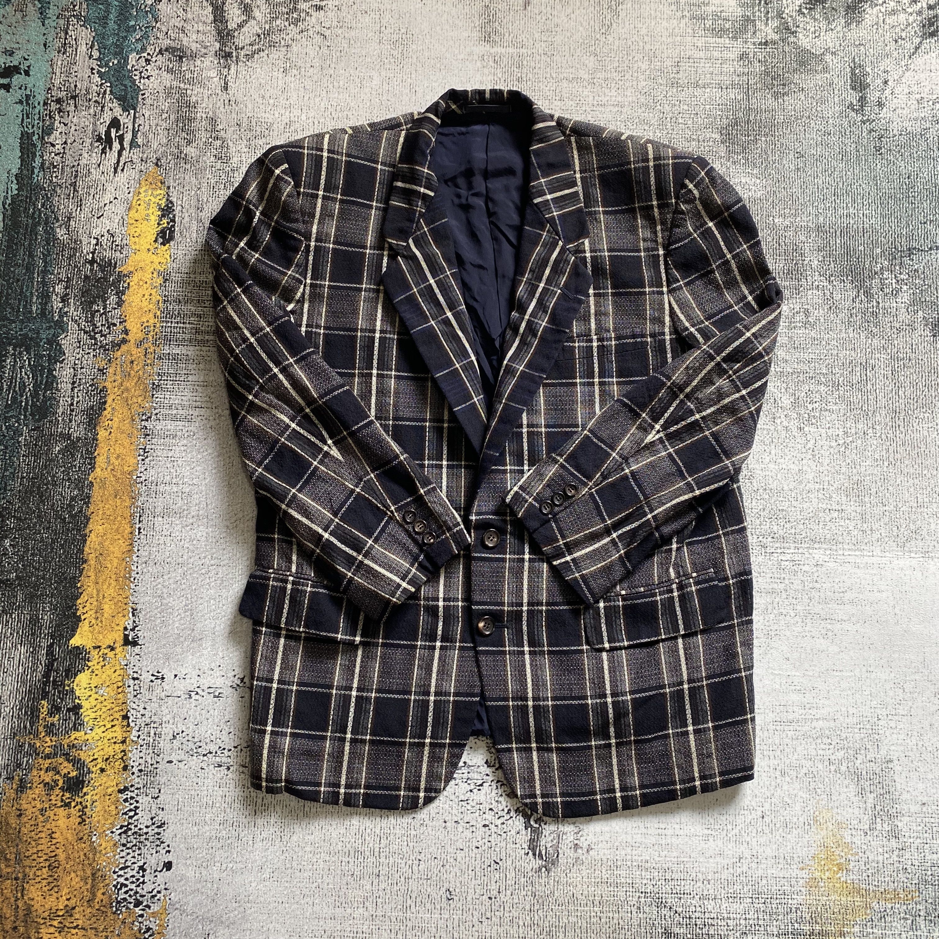 Comme des Garcons Homme RARE🔥AD1988 Comme des Garcons Homme Checked Wool Coat Size US S / EU 44-46 / 1 - 3 Thumbnail