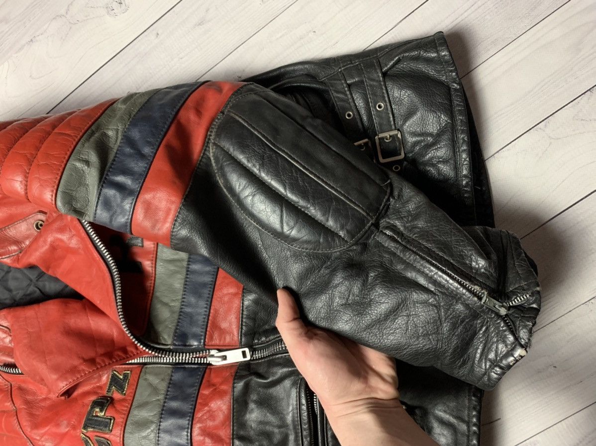 Vintage Vintage Kawasaki racing leather jacket Moto size S Size US S / EU 44-46 / 1 - 11 Thumbnail