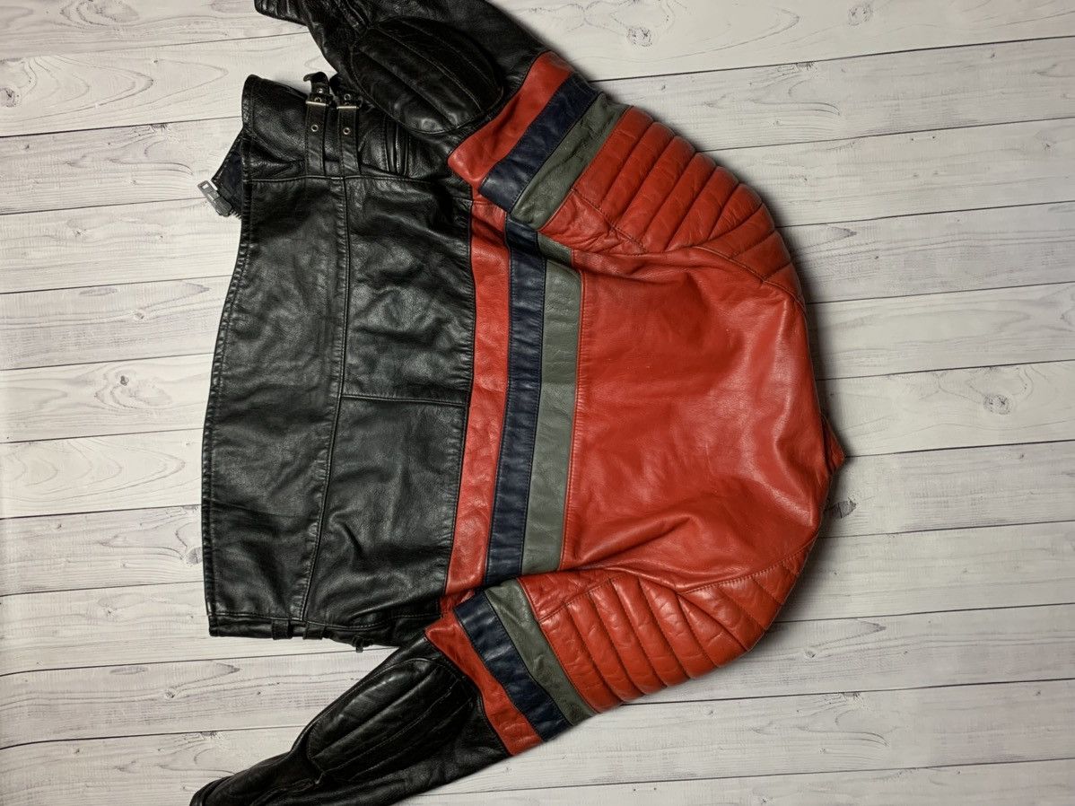 Vintage Vintage Kawasaki racing leather jacket Moto size S Size US S / EU 44-46 / 1 - 15 Thumbnail