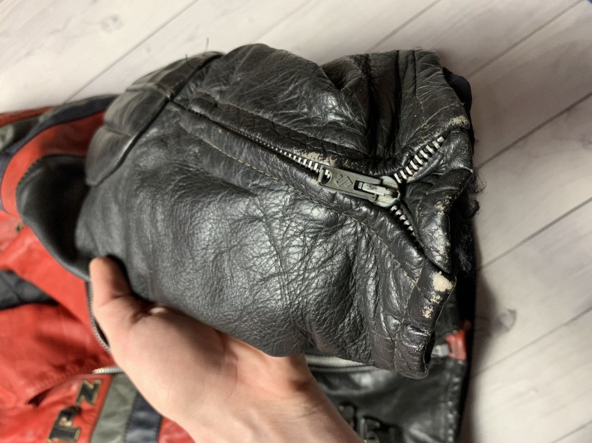 Vintage Vintage Kawasaki racing leather jacket Moto size S Size US S / EU 44-46 / 1 - 12 Thumbnail