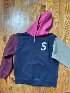 Supreme Color Blocked Hoodie | Grailed