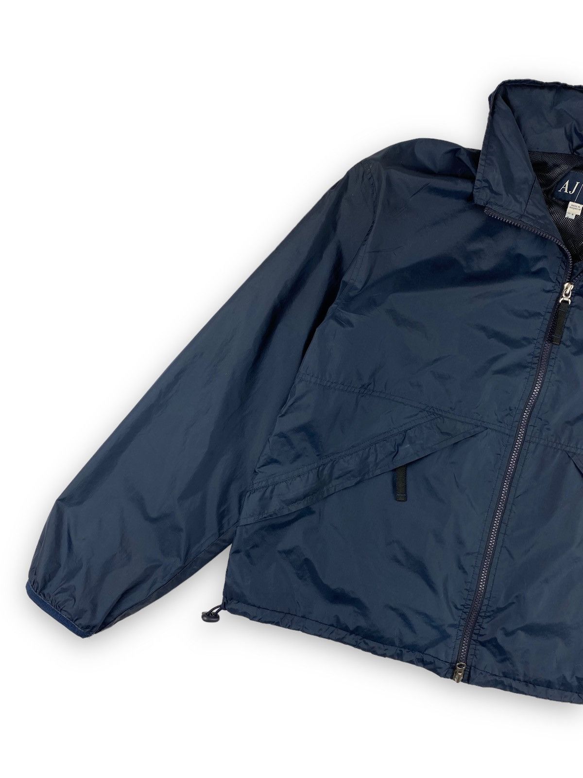 Emporio Armani × Giorgio Armani × Vintage Vintage Armani Jeans Nylon Y2K Jacket Bomber Size US L / EU 52-54 / 3 - 5 Thumbnail
