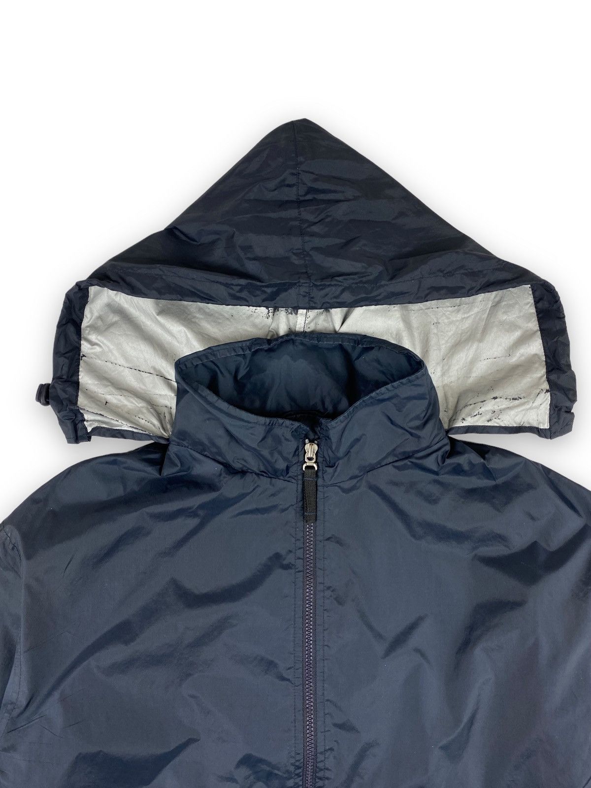 Emporio Armani × Giorgio Armani × Vintage Vintage Armani Jeans Nylon Y2K Jacket Bomber Size US L / EU 52-54 / 3 - 2 Thumbnail